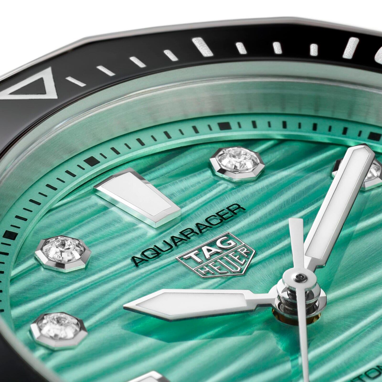 Replica TAG Heuer Aquaracer Professional 300 36mm Ladies details Turquoise WBP231K.BA0618