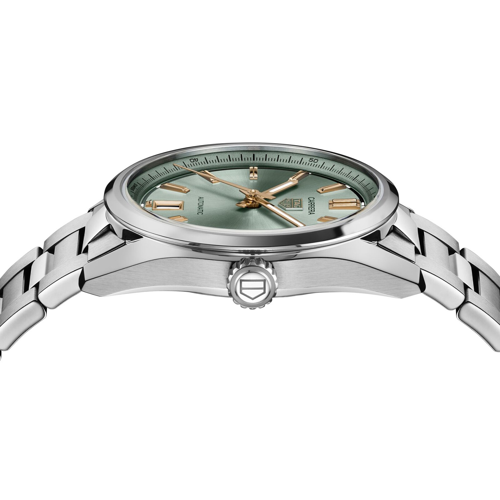 Replica TAG Heuer Carrera Date 36mm Ladies details Green WBN2312.BA0001