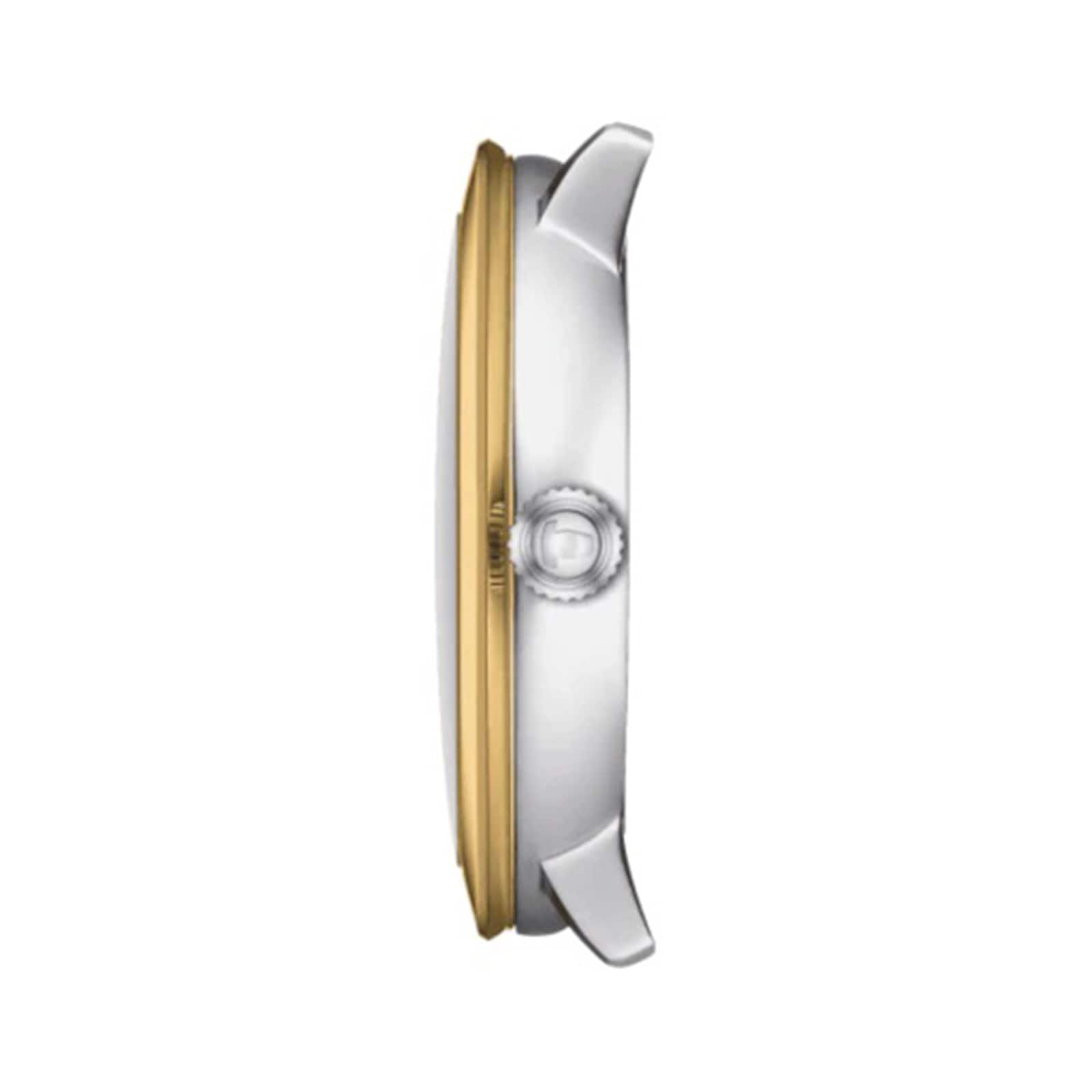 Replica Tissot T-Gold Glendora 18K Gold 33mm Ladies details Mother Of Pearl T9292104111601