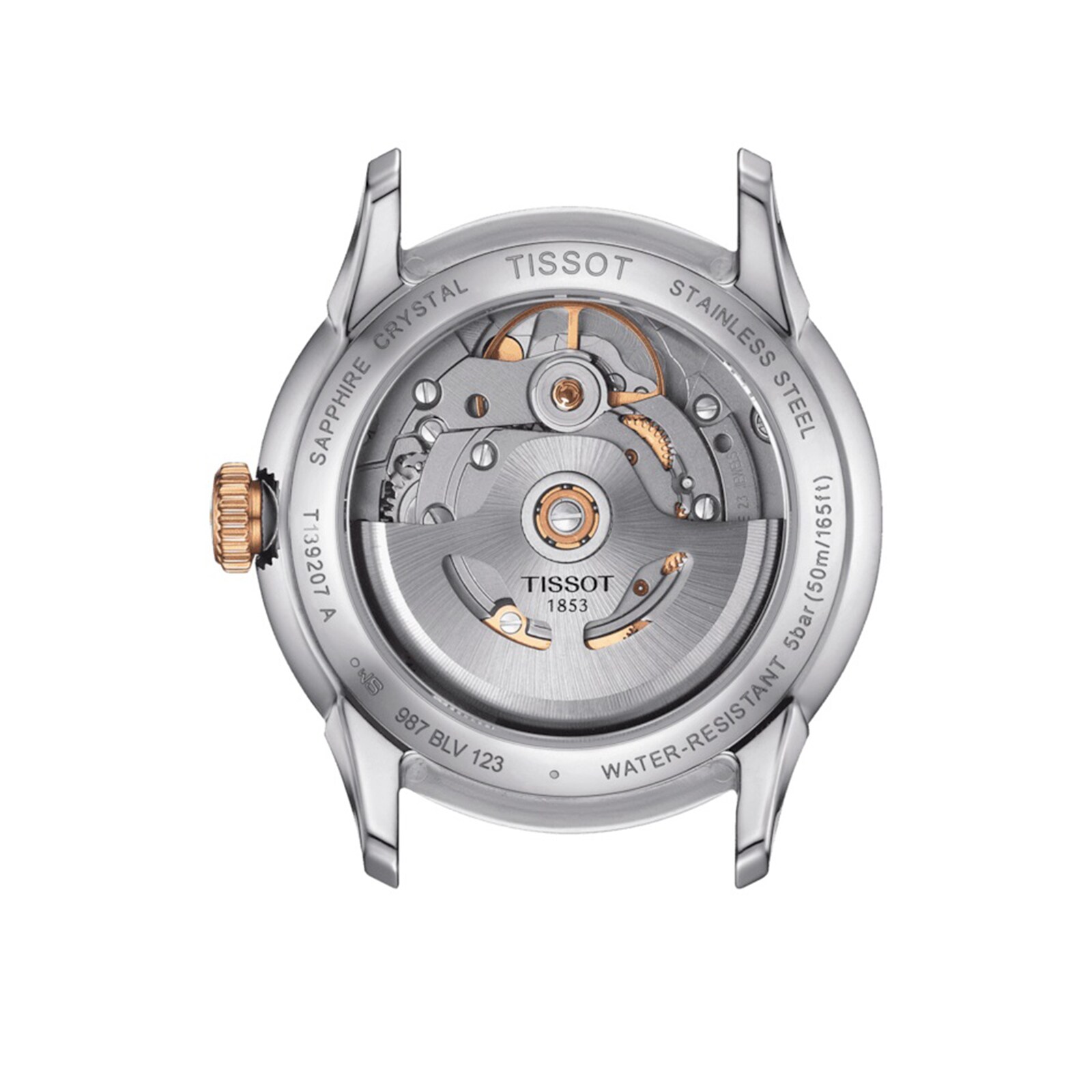 Replica Tissot Chemin des Tourelles Powermatic 80 34mm Ladies details Silver T1392072203800 2 Replica Tissot Chemin des Tourelles Powermatic 80 34mm Ladies details Silver T1392072203800