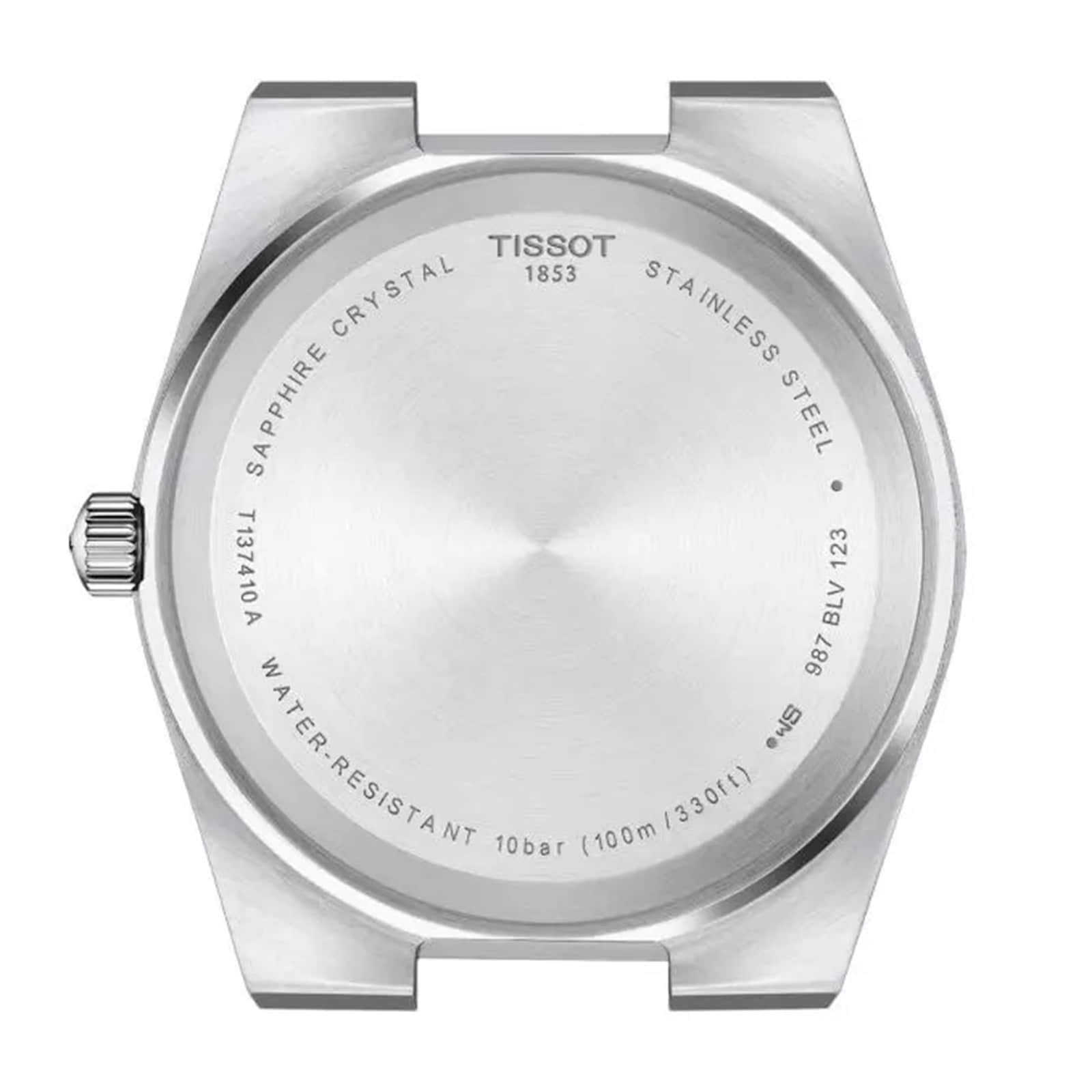 Replica Tissot T-Classic PRX 35mm Unisex details Blue T1372101104100