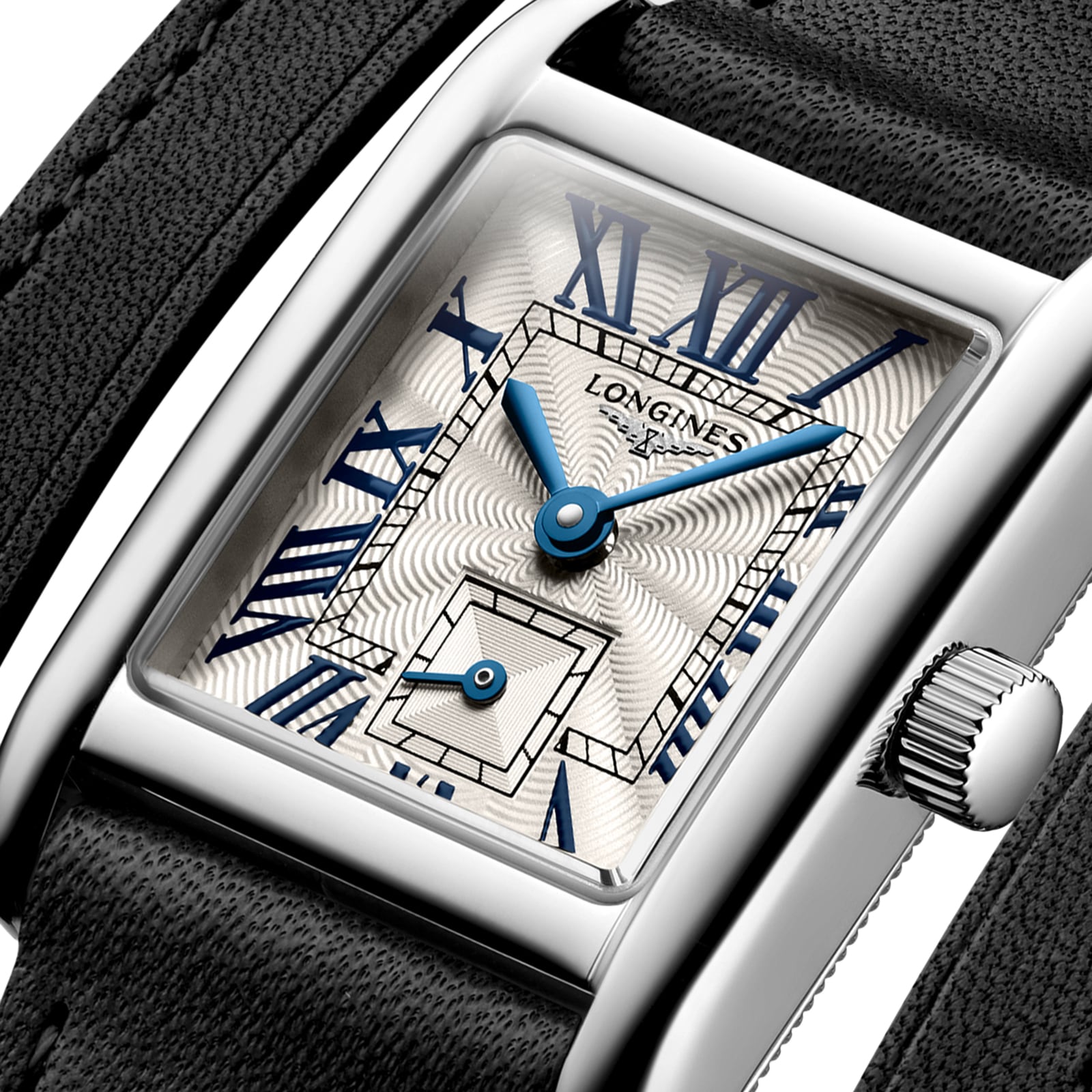 Replica Longines Mini Dolcevita 21.5mm X 29mm Ladies details Black Strap L52004710 2 Replica Longines Mini Dolcevita 21.5mm X 29mm Ladies details Black Strap L52004710