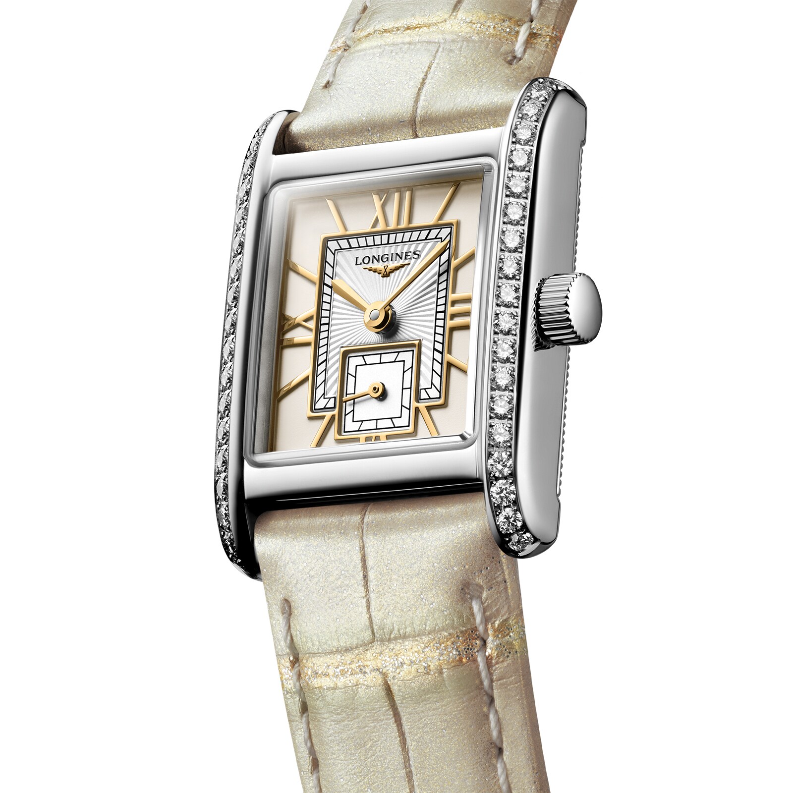 Replica Longines Mini Dolce Vita 21.5mm X 29mm Ladies details Ivory L52000792