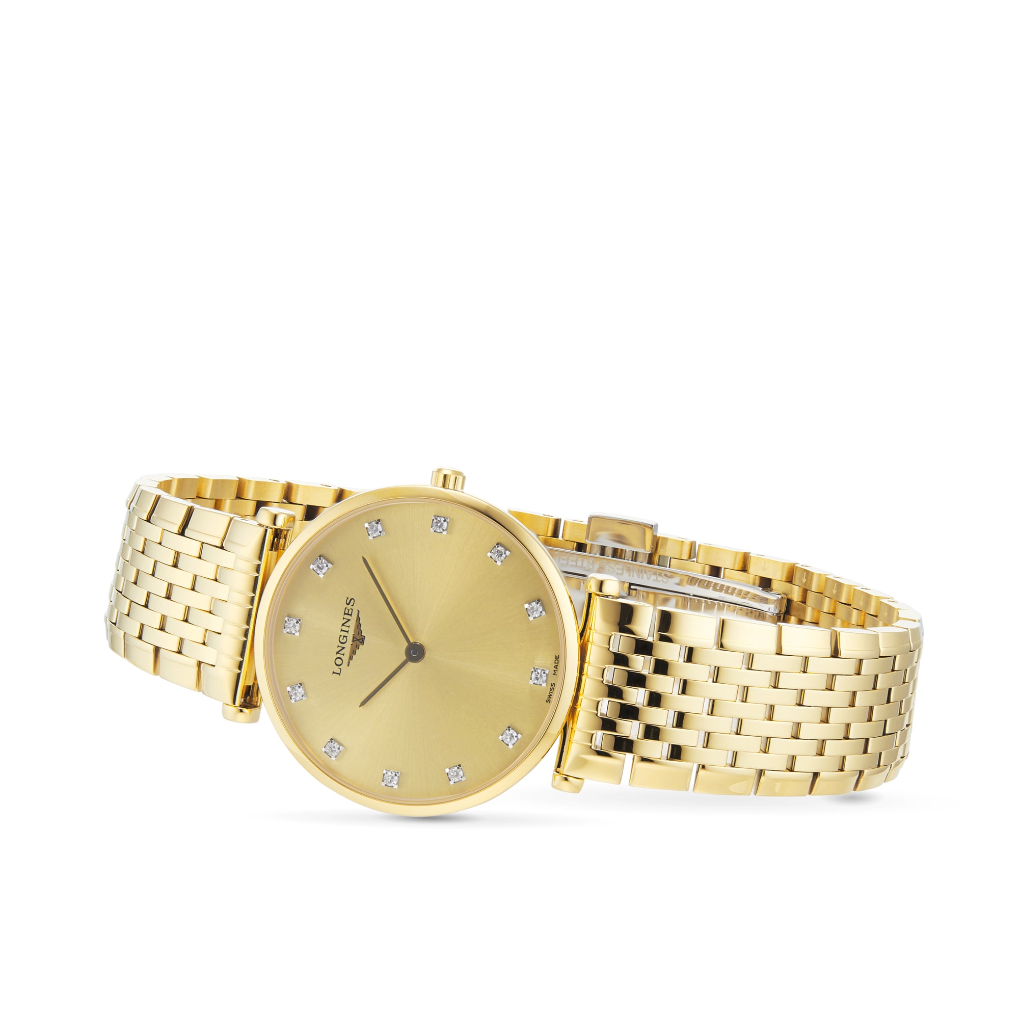 Replica Longines La Grande Classique De Longines 29mm Ladies details Gold L45122378