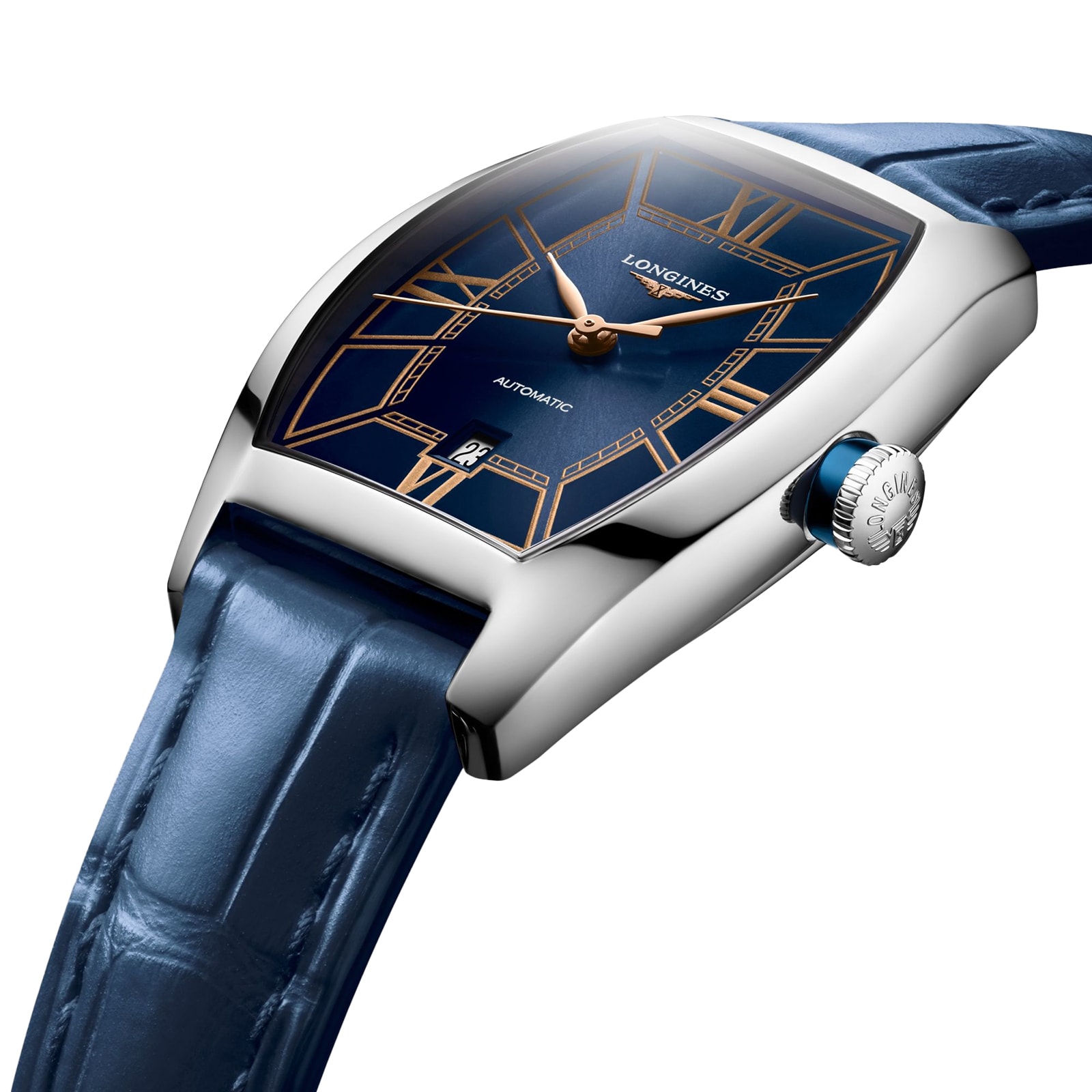 Replica Longines Evidenza 26mm X 30.6mm Ladies details Blue L21424962 2 Replica Longines Evidenza 26mm X 30.6mm Ladies details Blue L21424962