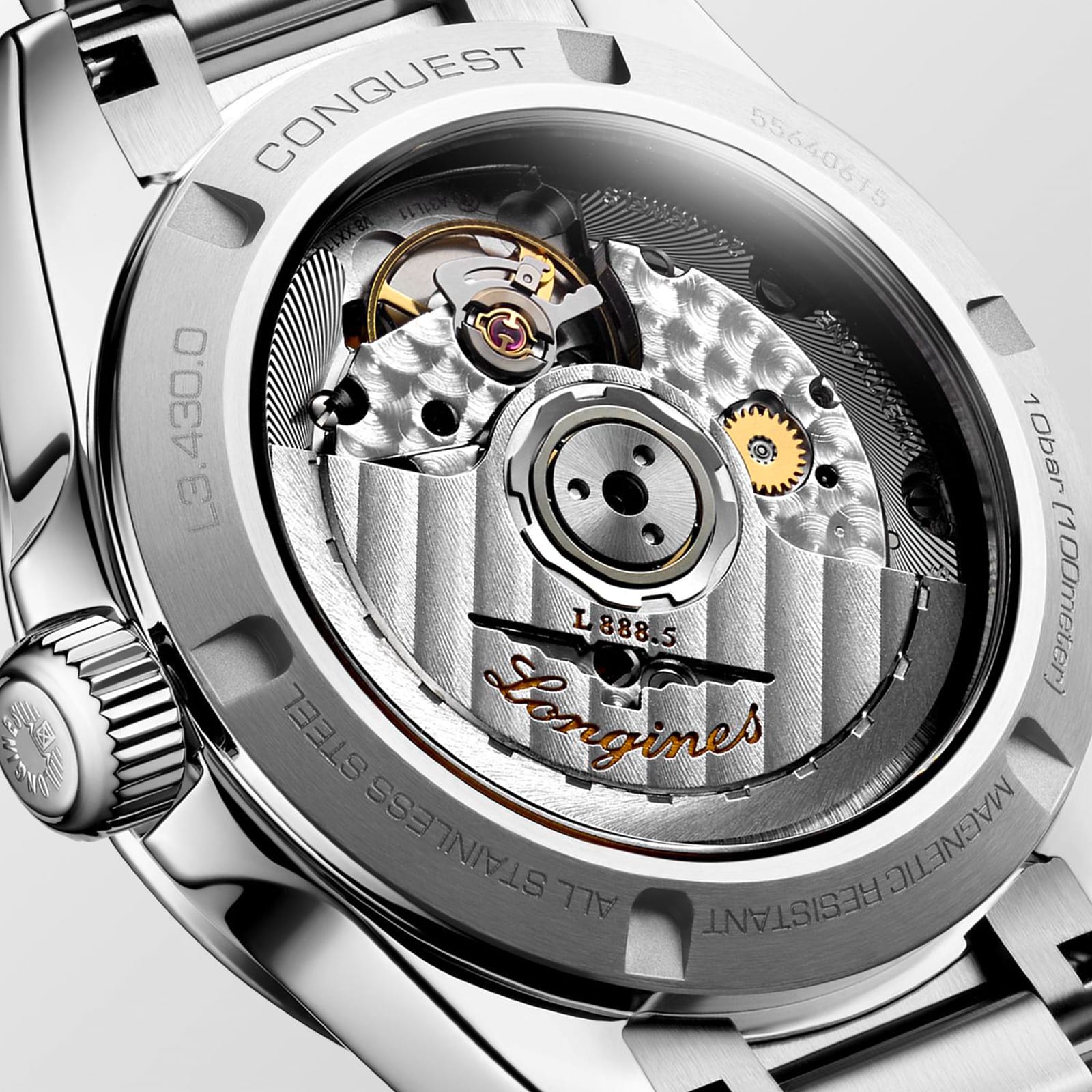 Replica Longines Conquest 2023 Automatic 34mm Ladies details L34300876