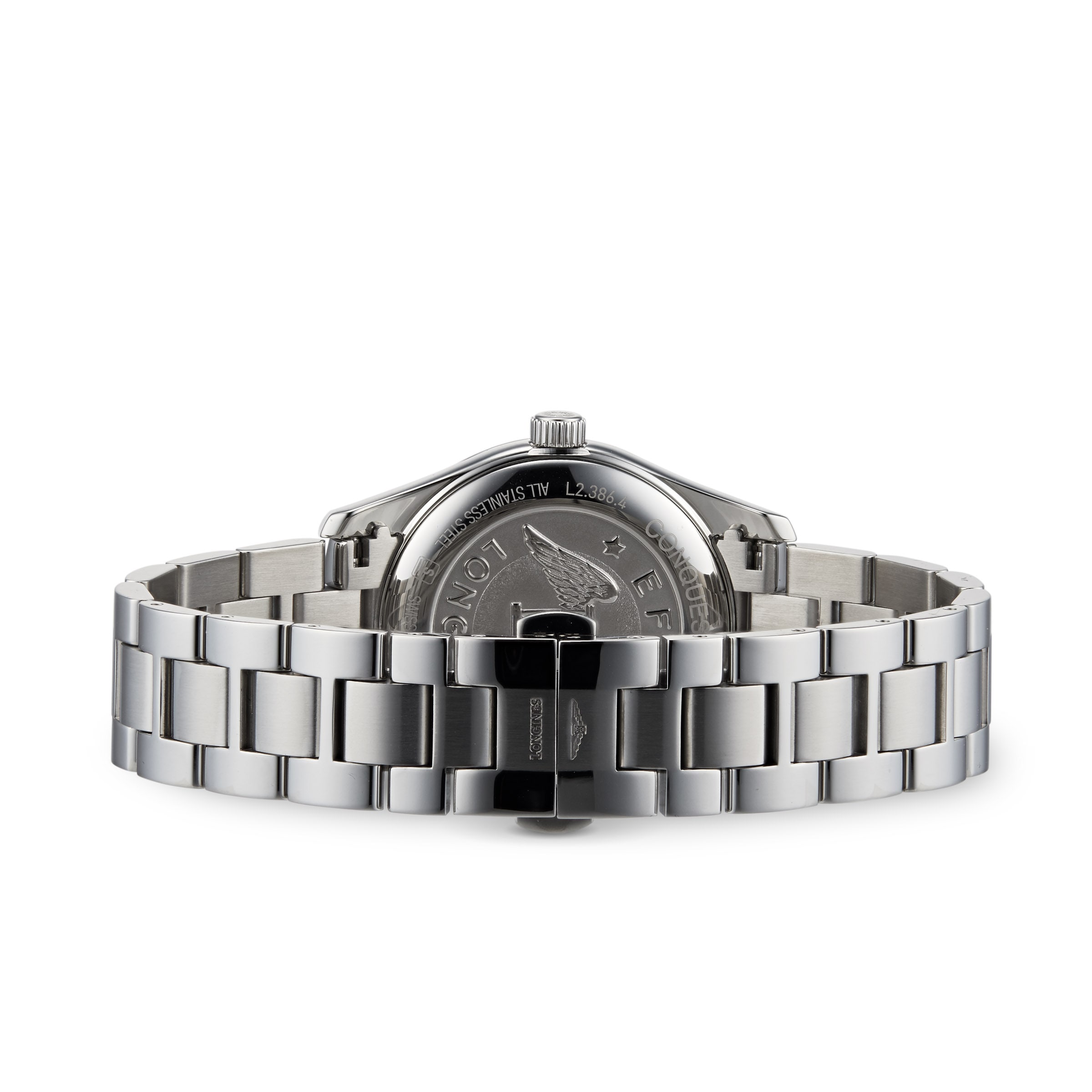 Replica Longines Conquest Classic 34mm Mother Of Pearl Stainless Steel Ladies details L23864876