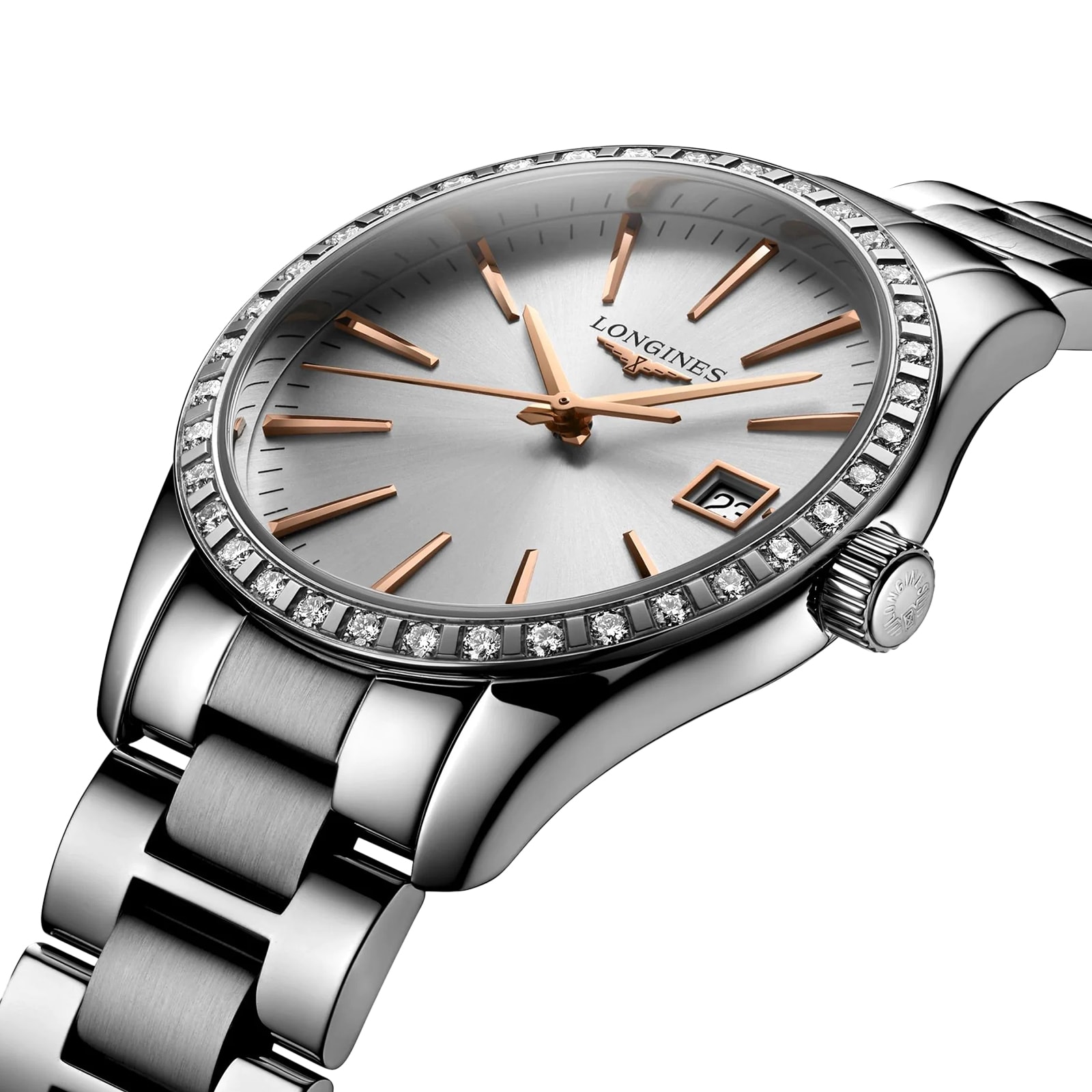 Replica Longines Conquest Classic 34mm Ladies details Silver L23860726 2 Replica Longines Conquest Classic 34mm Ladies details Silver L23860726