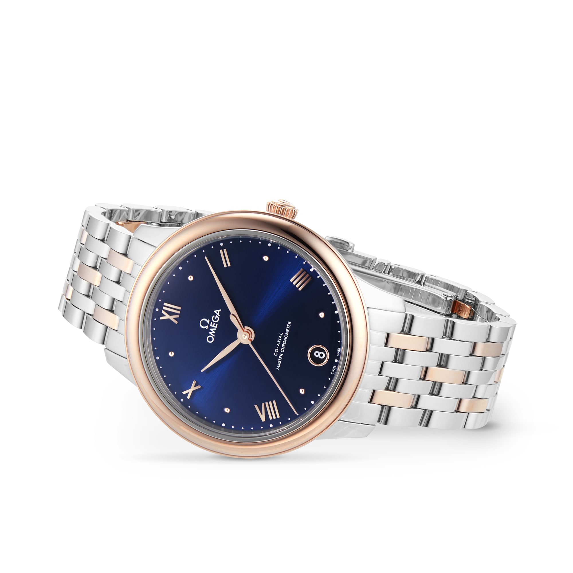 Replica Omega De Ville Prestige 34mm Ladies details Blue O43420342003001 2 Replica Omega De Ville Prestige 34mm Ladies details Blue O43420342003001