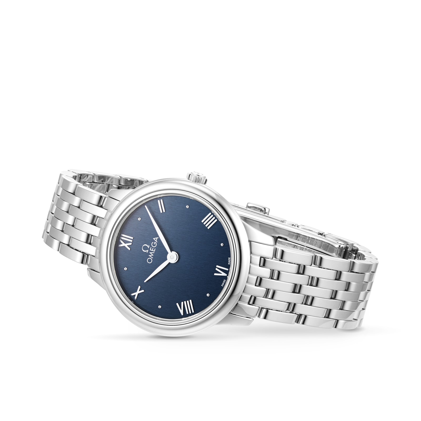 Replica Omega De Ville Prestige Quartz 27.5mm Ladies details Blue O43410286003002 2 Replica Omega De Ville Prestige Quartz 27.5mm Ladies details Blue O43410286003002