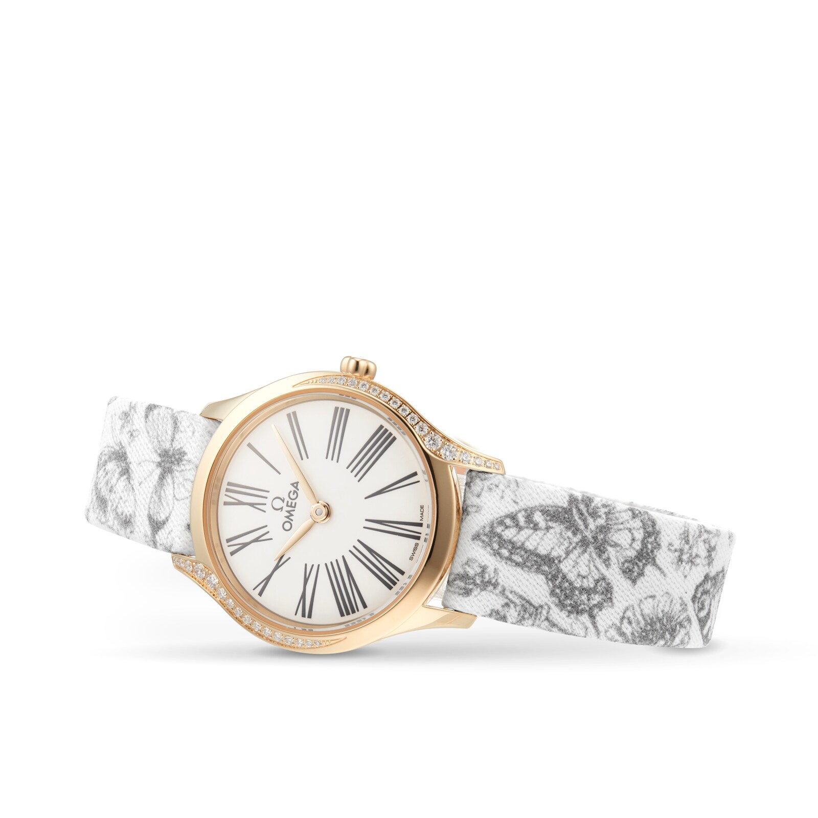 Replica Omega De Ville Mini Tresor Quartz 26mm - Moonshine Gold O42857266004002