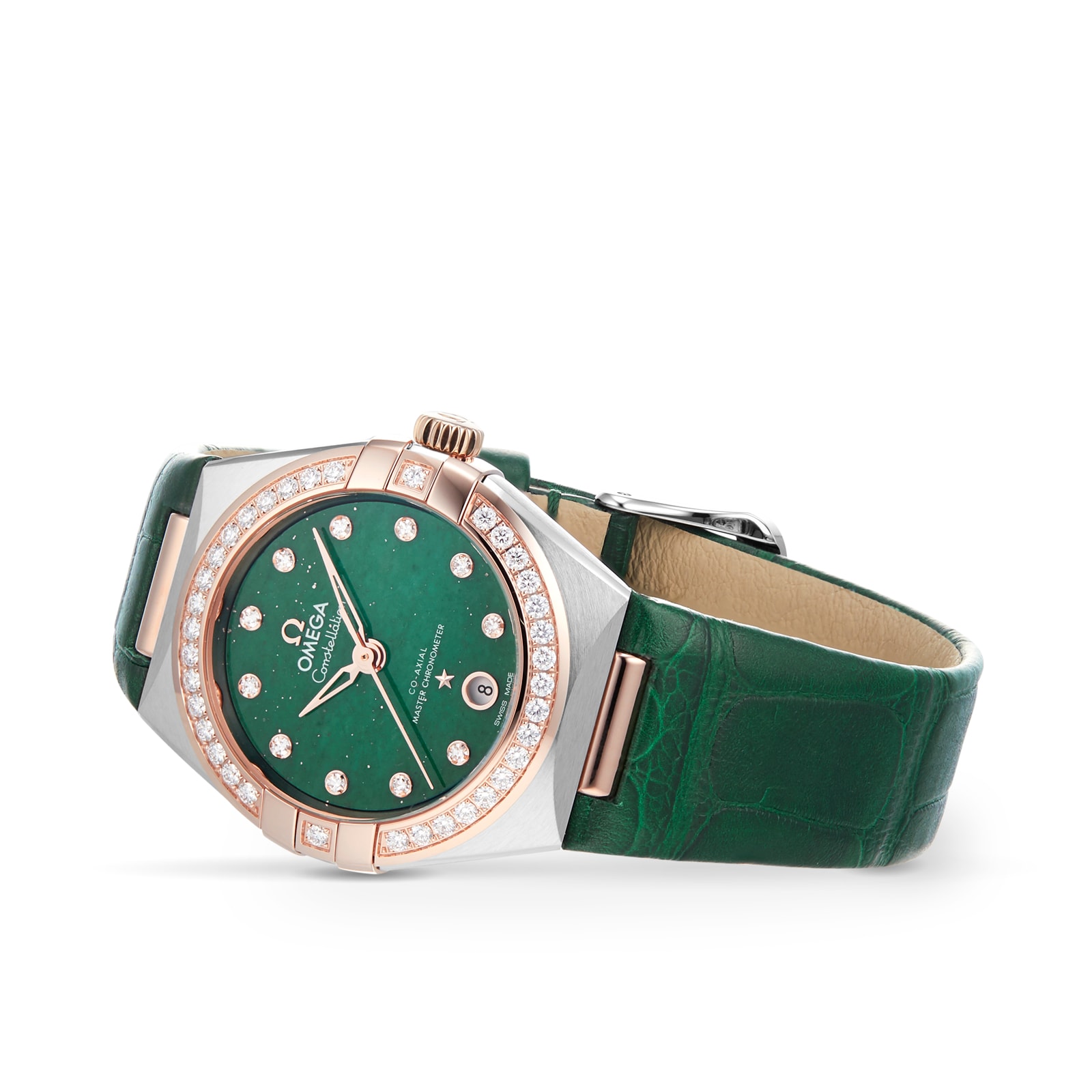Replica Omega Constellation Co-Axial Master Chronometer 29mm Ladies details Green O13128292099001 2 Replica Omega Constellation Co-Axial Master Chronometer 29mm Ladies details Green O13128292099001