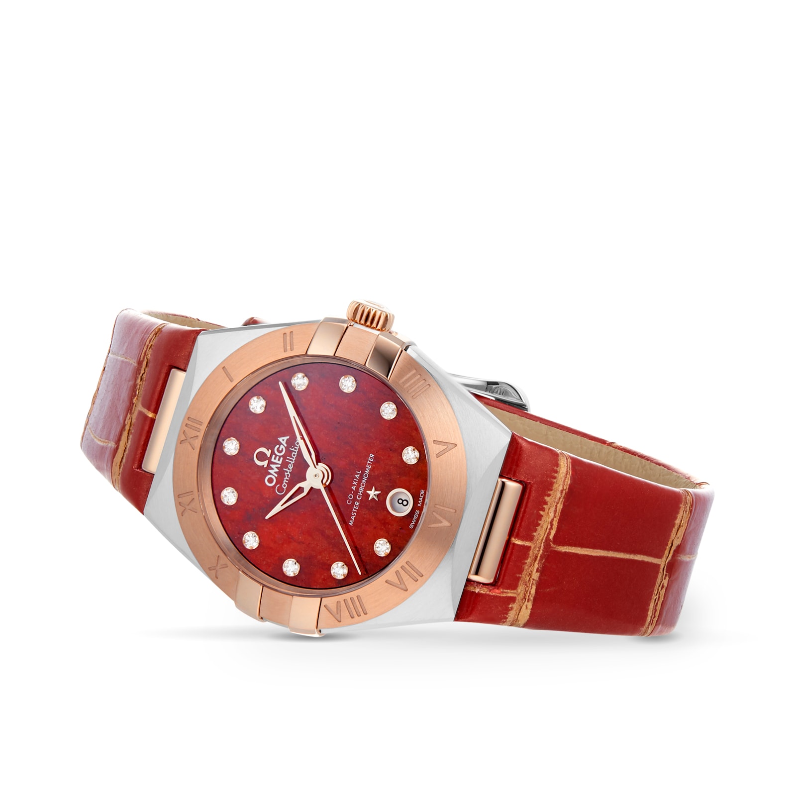 Replica Omega Constellation Co-Axial Master Chronometer 29mm Ladies details Red O13123292099002 2 Replica Omega Constellation Co-Axial Master Chronometer 29mm Ladies details Red O13123292099002