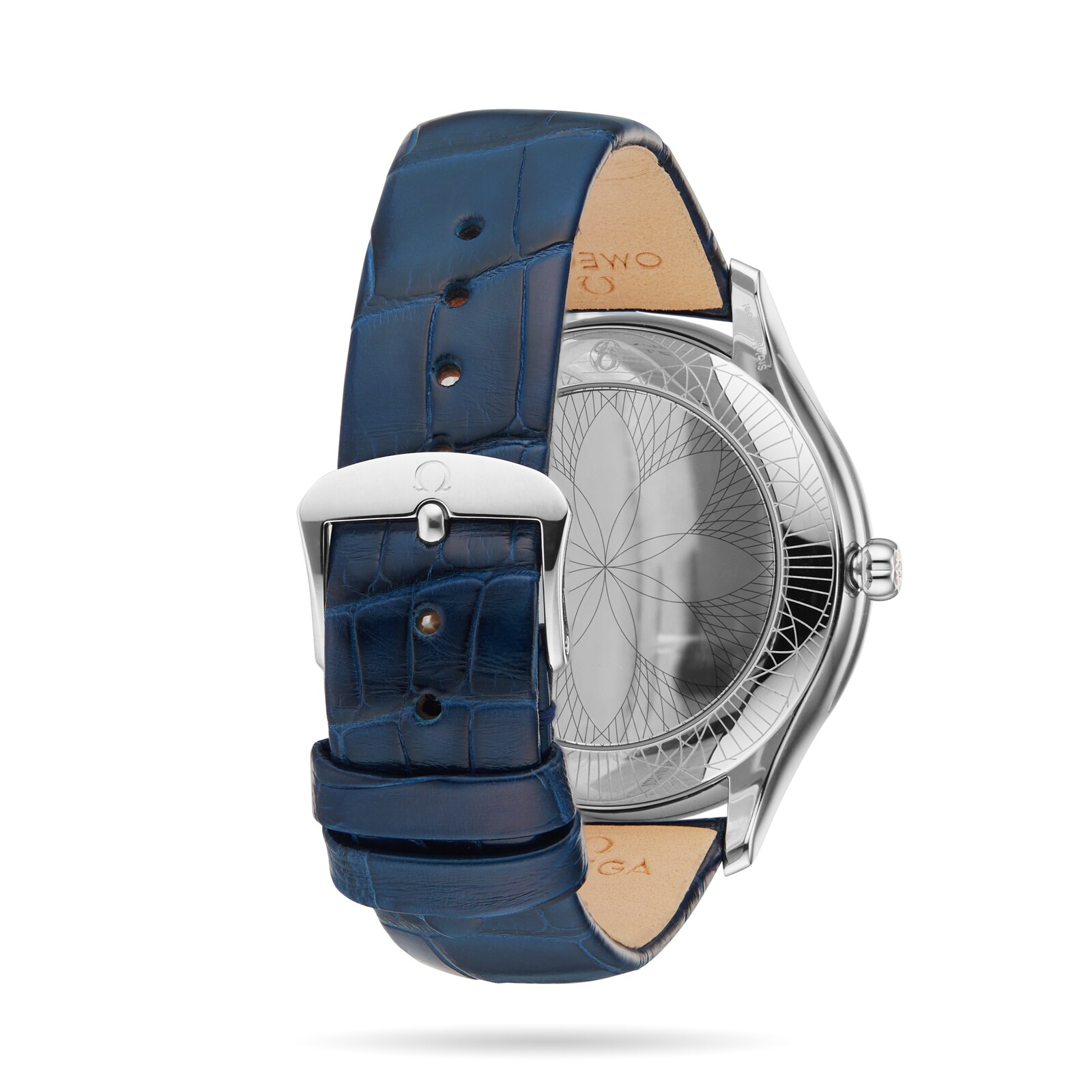 Replica Omega De Ville Tresor 39mm Steel On Leather Strap O42818396003001 2 Replica Omega De Ville Tresor 39mm Steel On Leather Strap O42818396003001