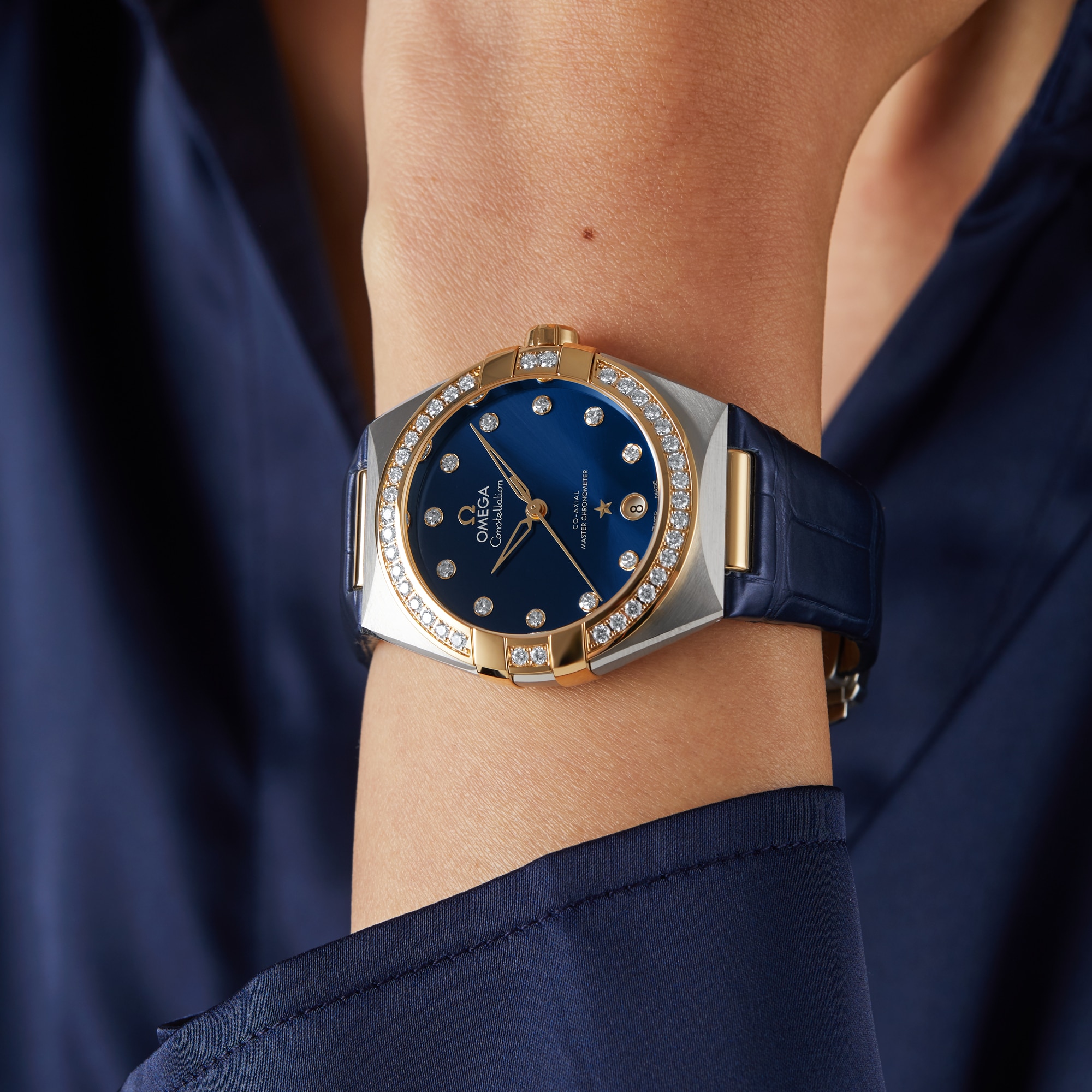 Replica Omega Constellation 36mm Ladies details O13128362053001