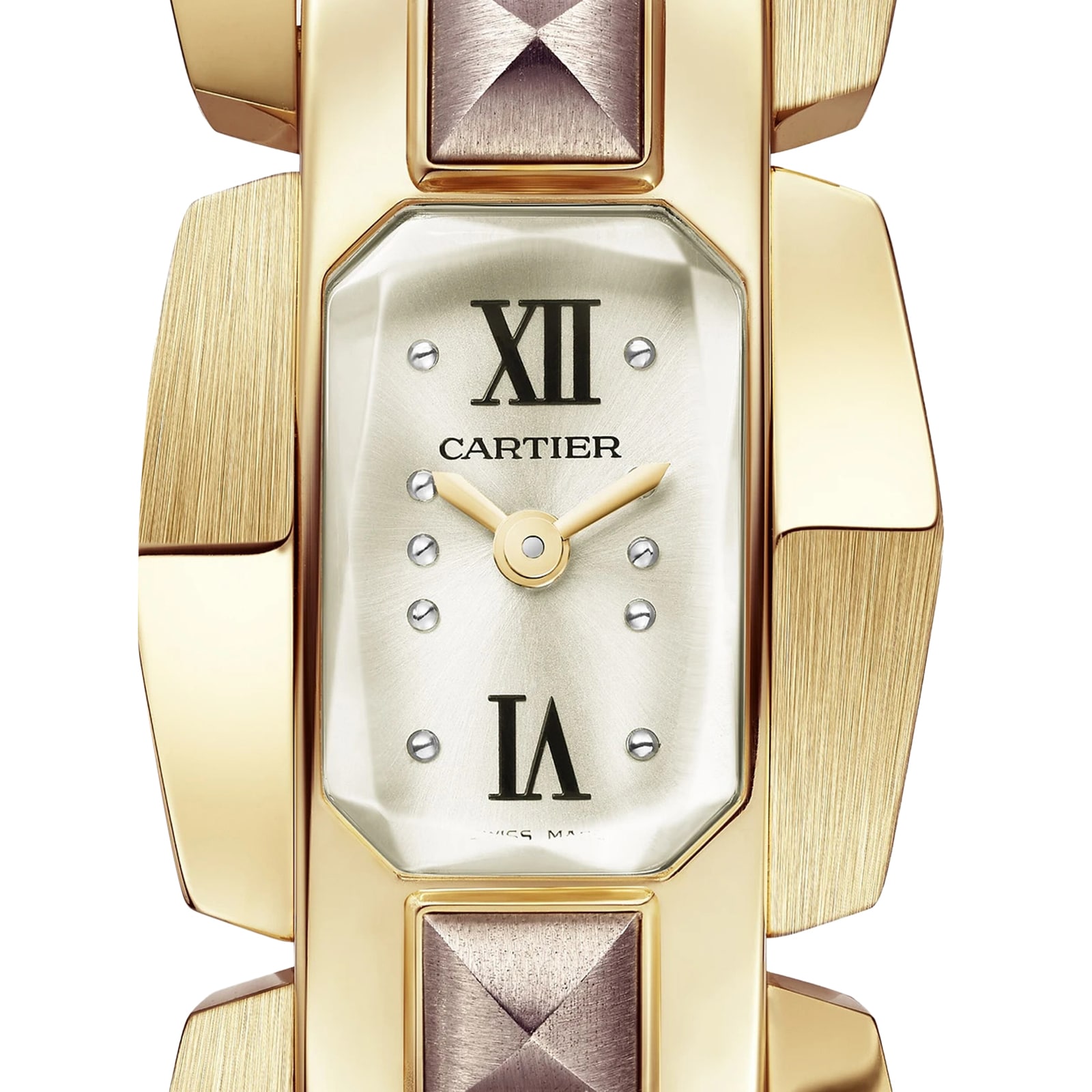 Replica Cartier Clash [Un]limited details small model quartz movement. WGMB0002