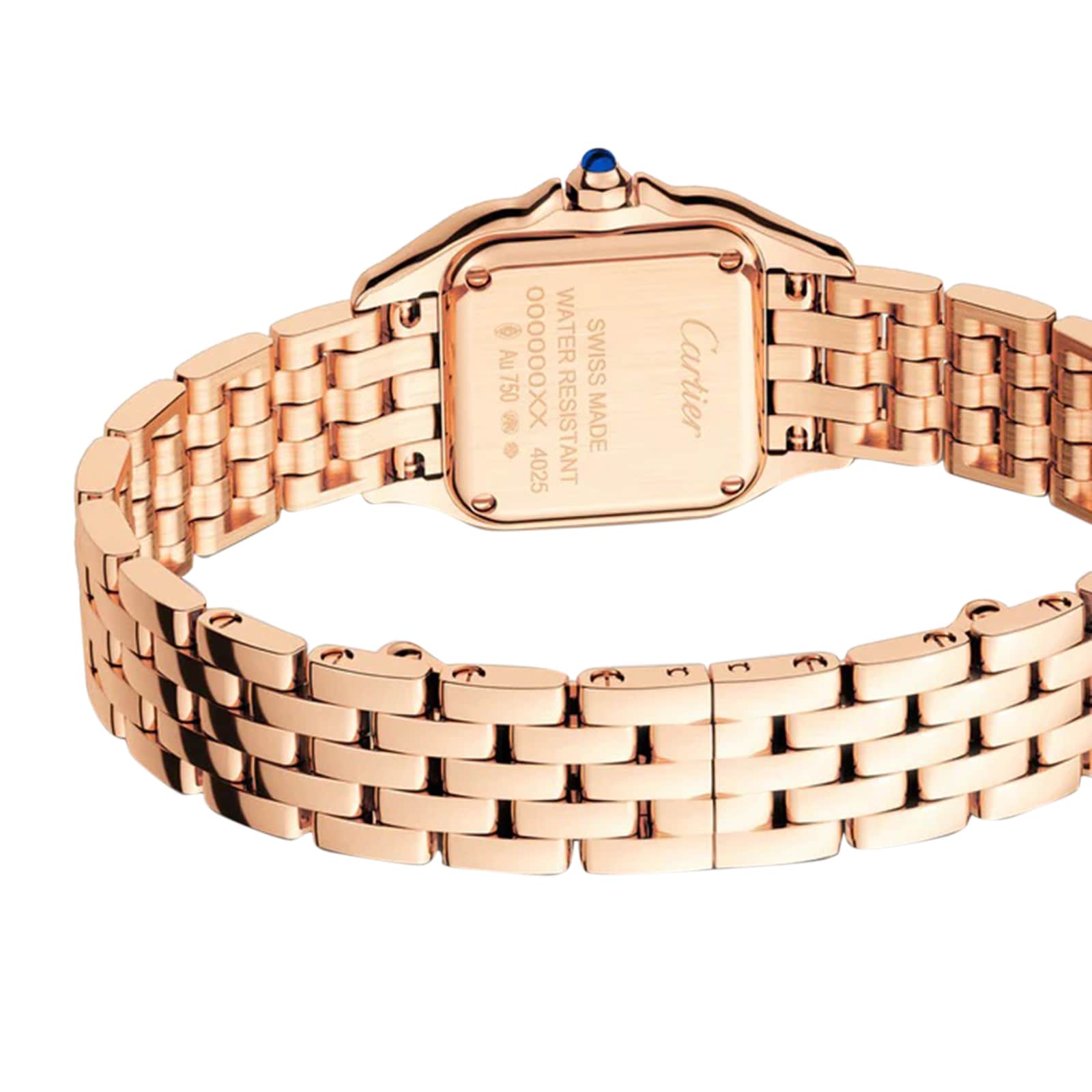 Replica Cartier Panthere de Cartier details small model quartz movement. Case in rose gold 750/1000 dimensions: 23 mm x 30 mm WGPN0040 2 Replica Cartier Panthere de Cartier details small model quartz movement. Case in rose gold 750/1000 dimensions: 23 mm x 30 mm WGPN0040