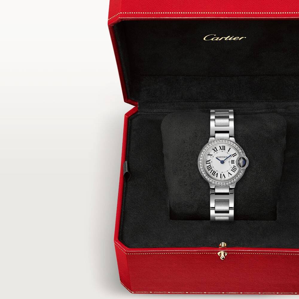 Replica Cartier Ballon Bleu De Cartier details 28mm Quartz Movement W4BB0030
