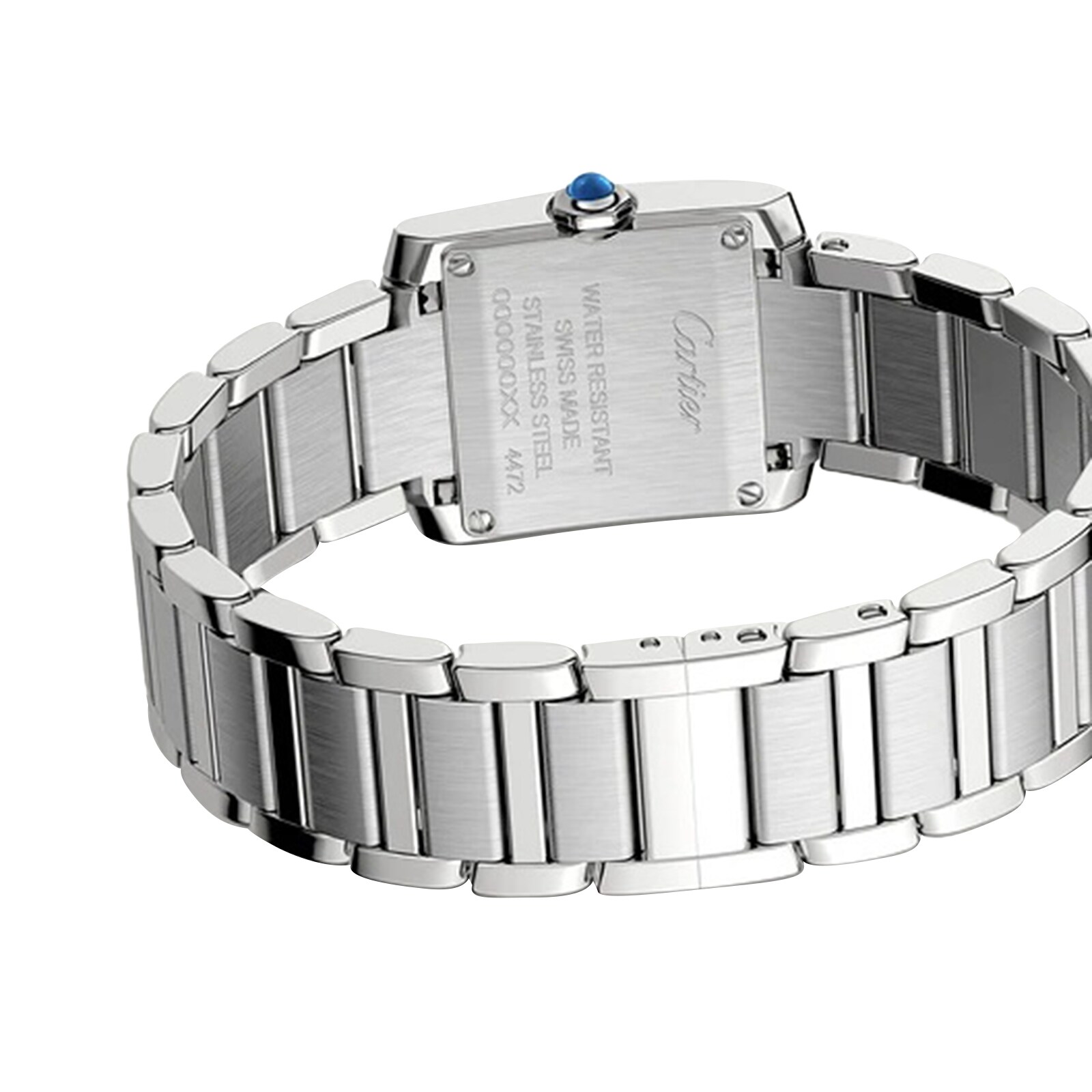Replica Cartier Tank Francaise details small model quartz movement. W4TA0020