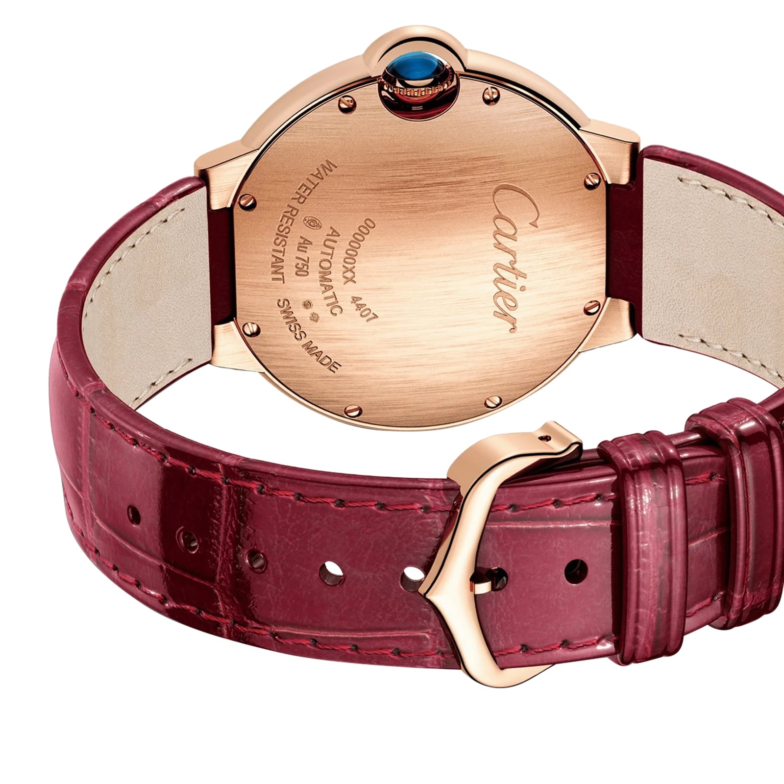 Replica Cartier Ballon Bleu De Cartier details 36mm Automatic Mechanical Movement Rose Gold Diamonds Leather WJBB0081 2 Replica Cartier Ballon Bleu De Cartier details 36mm Automatic Mechanical Movement Rose Gold Diamonds Leather WJBB0081