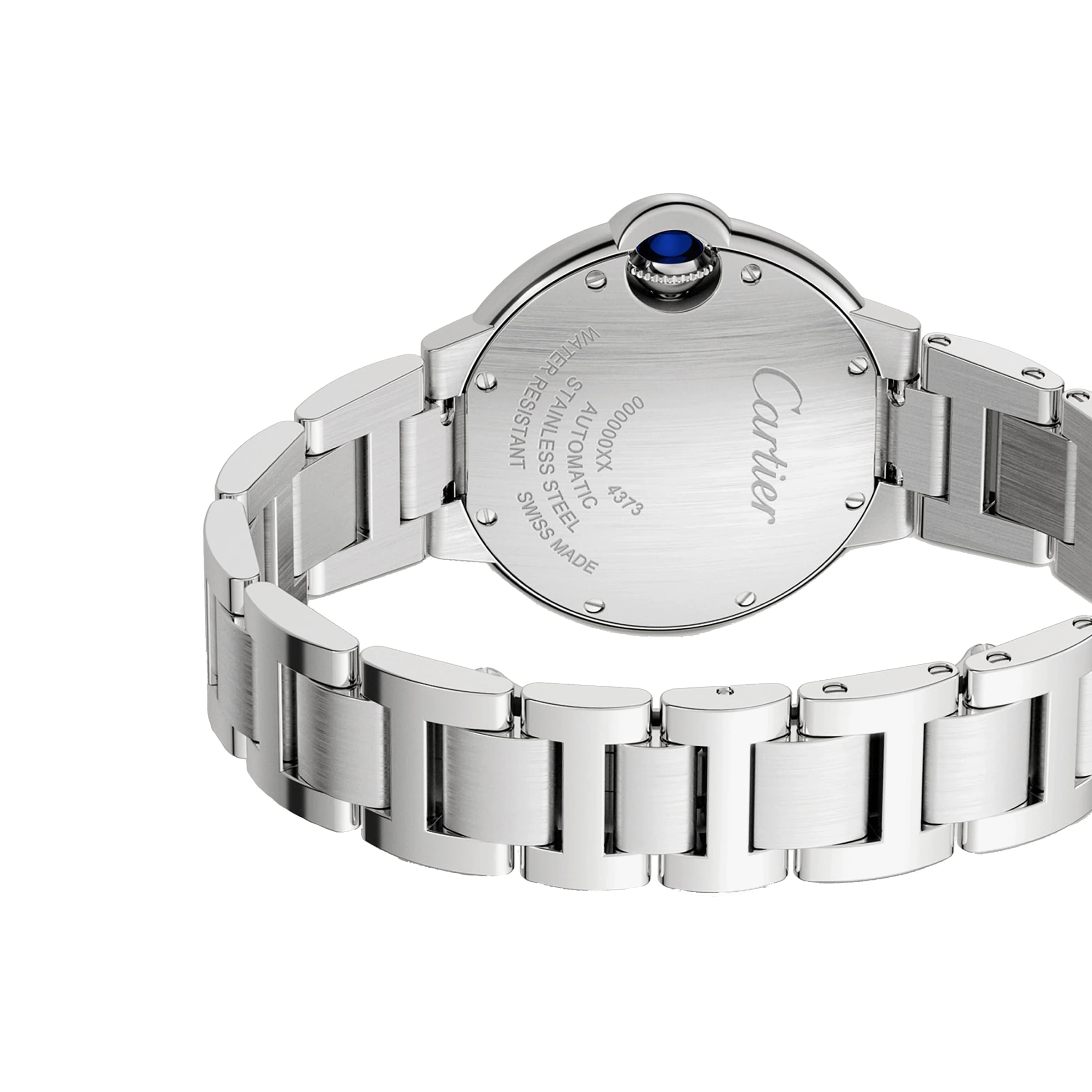 Replica Cartier Ballon Bleu De Cartier details 33mm Automatic Movement Steel Diamonds W4BB0028 2 Replica Cartier Ballon Bleu De Cartier details 33mm Automatic Movement Steel Diamonds W4BB0028
