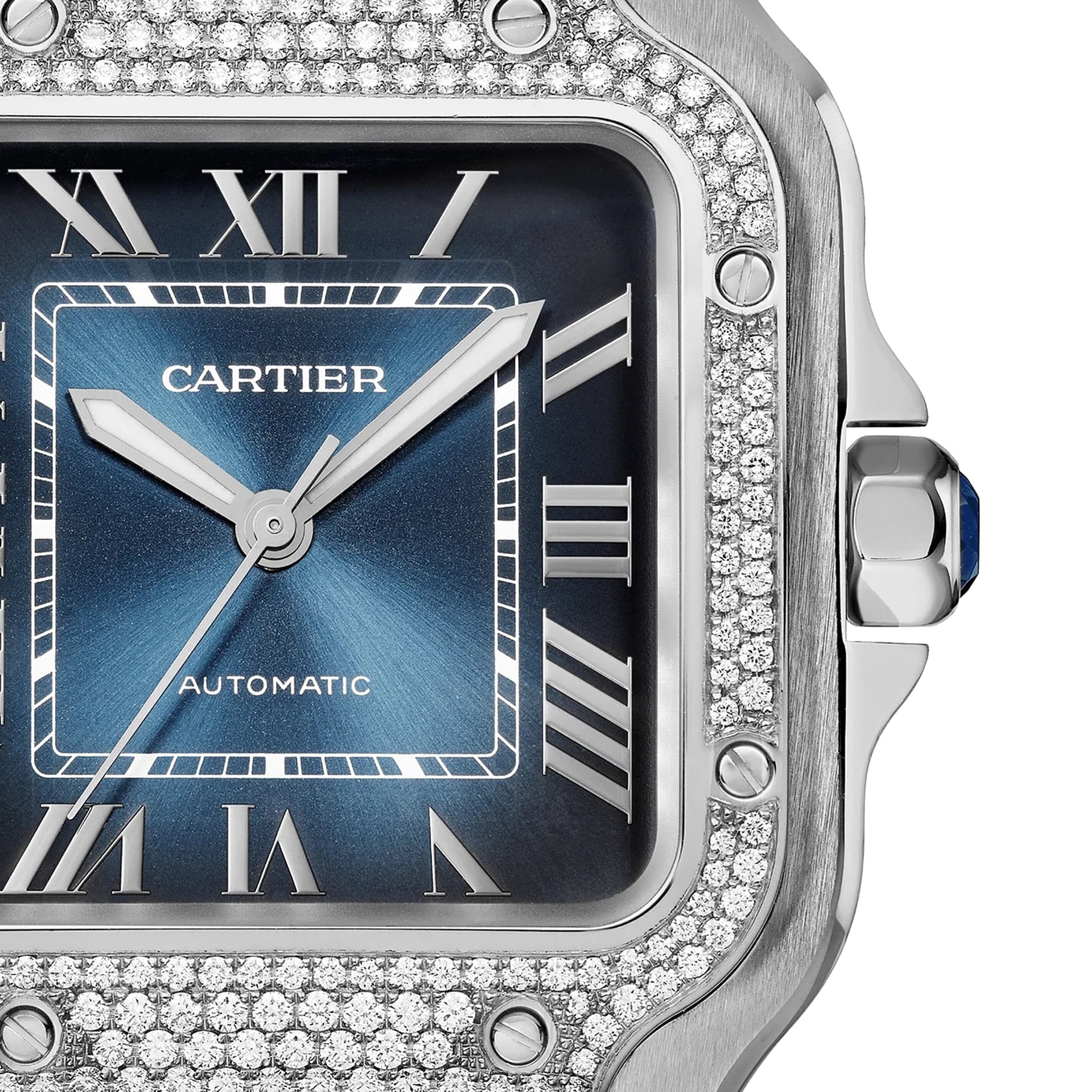 Replica Cartier santos De Cartier details Medium Model Mechanical Movement With Automatic Winding W4SA0006