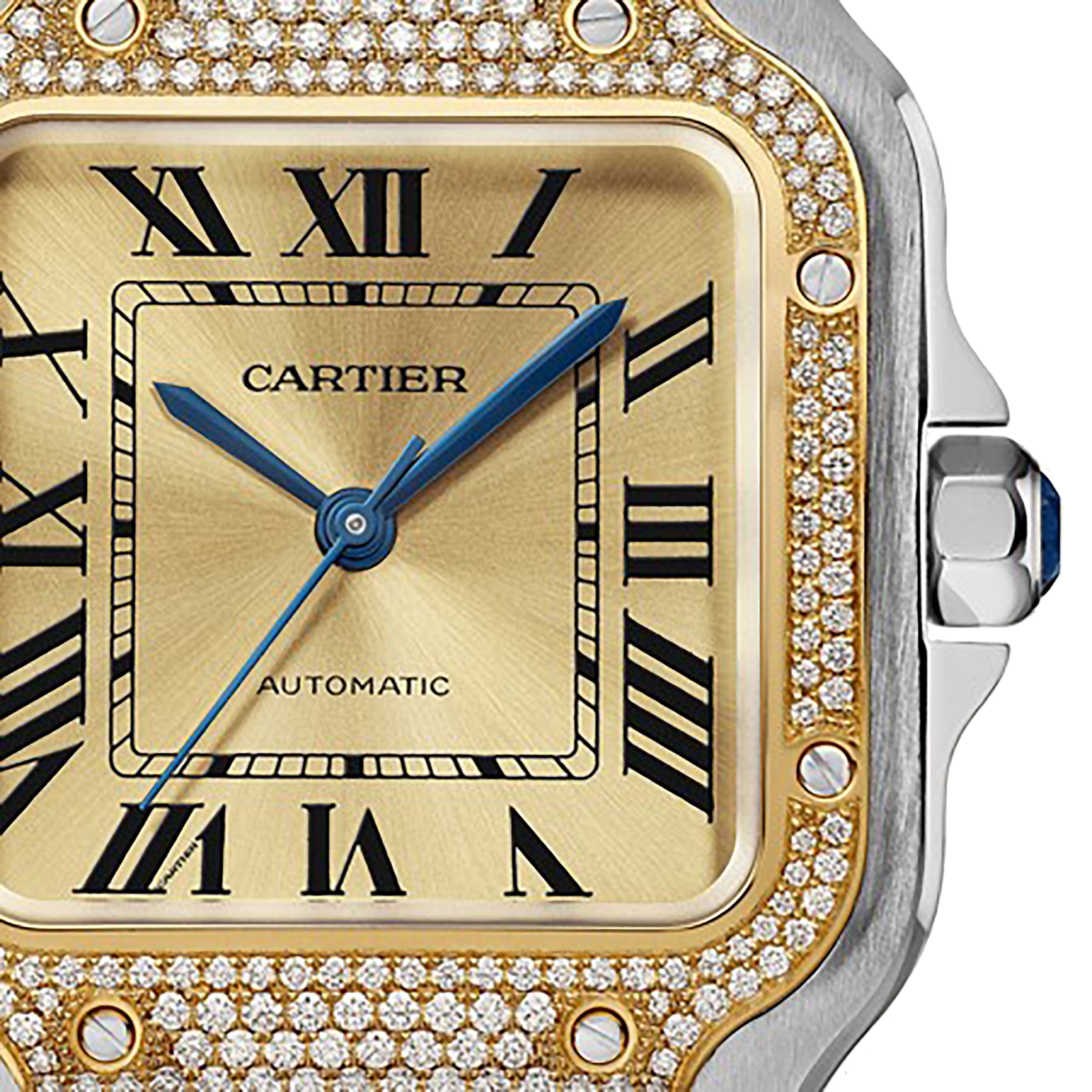 Replica Cartier Santos De Cartier Medium Model Mechanical Movement With Automatic Winding W3SA0007 2 Replica Cartier Santos De Cartier Medium Model Mechanical Movement With Automatic Winding W3SA0007