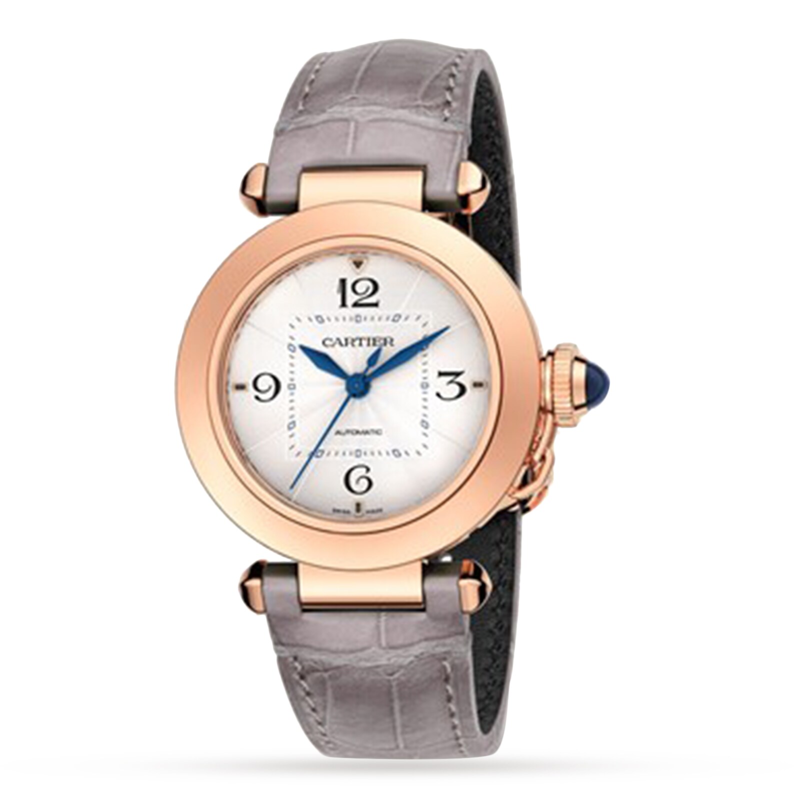 Replica Cartier Pasha De Cartier details 35mm Automatic Movement Rose Gold 2 Interchangeable Leather Straps WGPA0014 2 Replica Cartier Pasha De Cartier details 35mm Automatic Movement Rose Gold 2 Interchangeable Leather Straps WGPA0014
