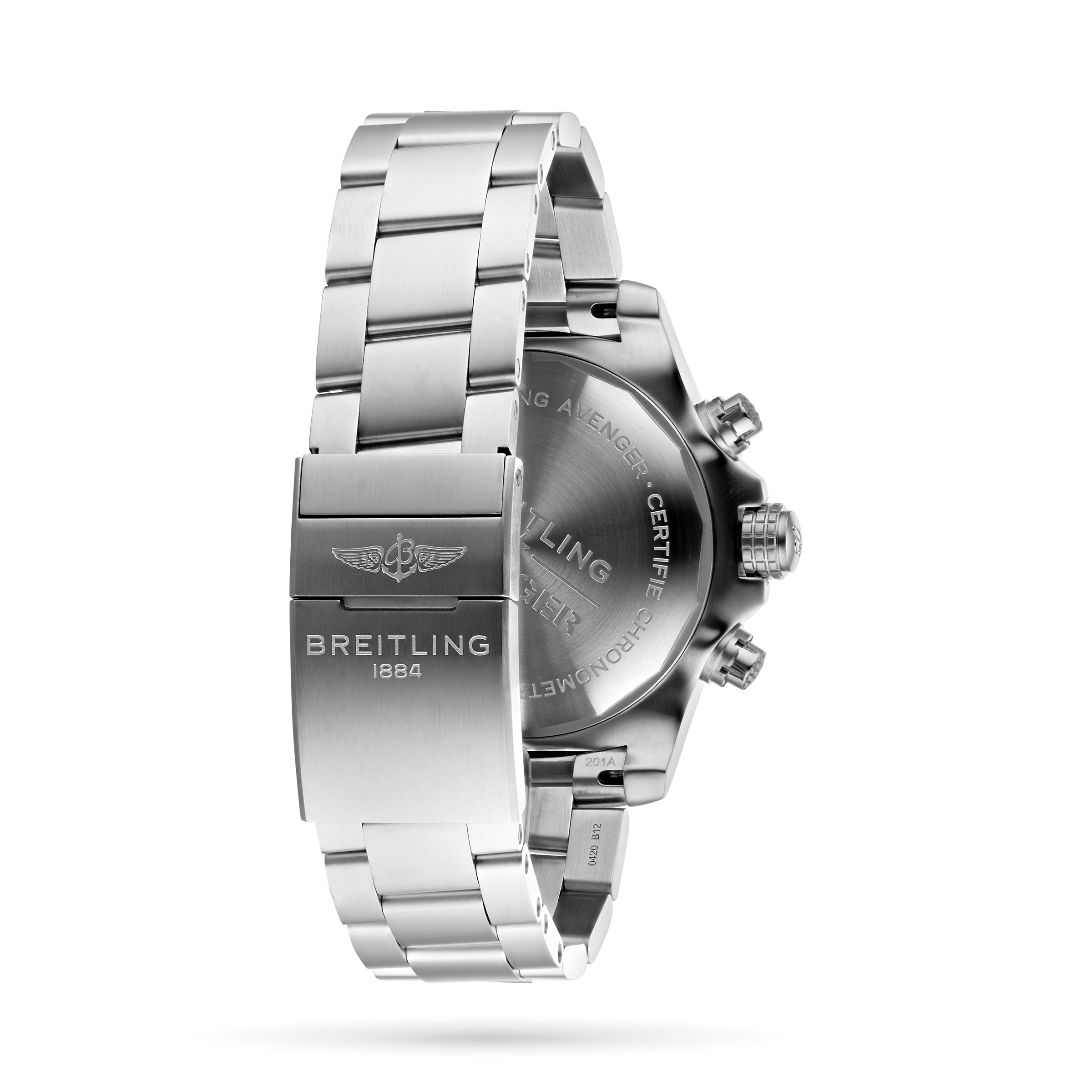 Replica Breitling Avenger Chronograph 45 Stainless Steel details A13317101B1A1