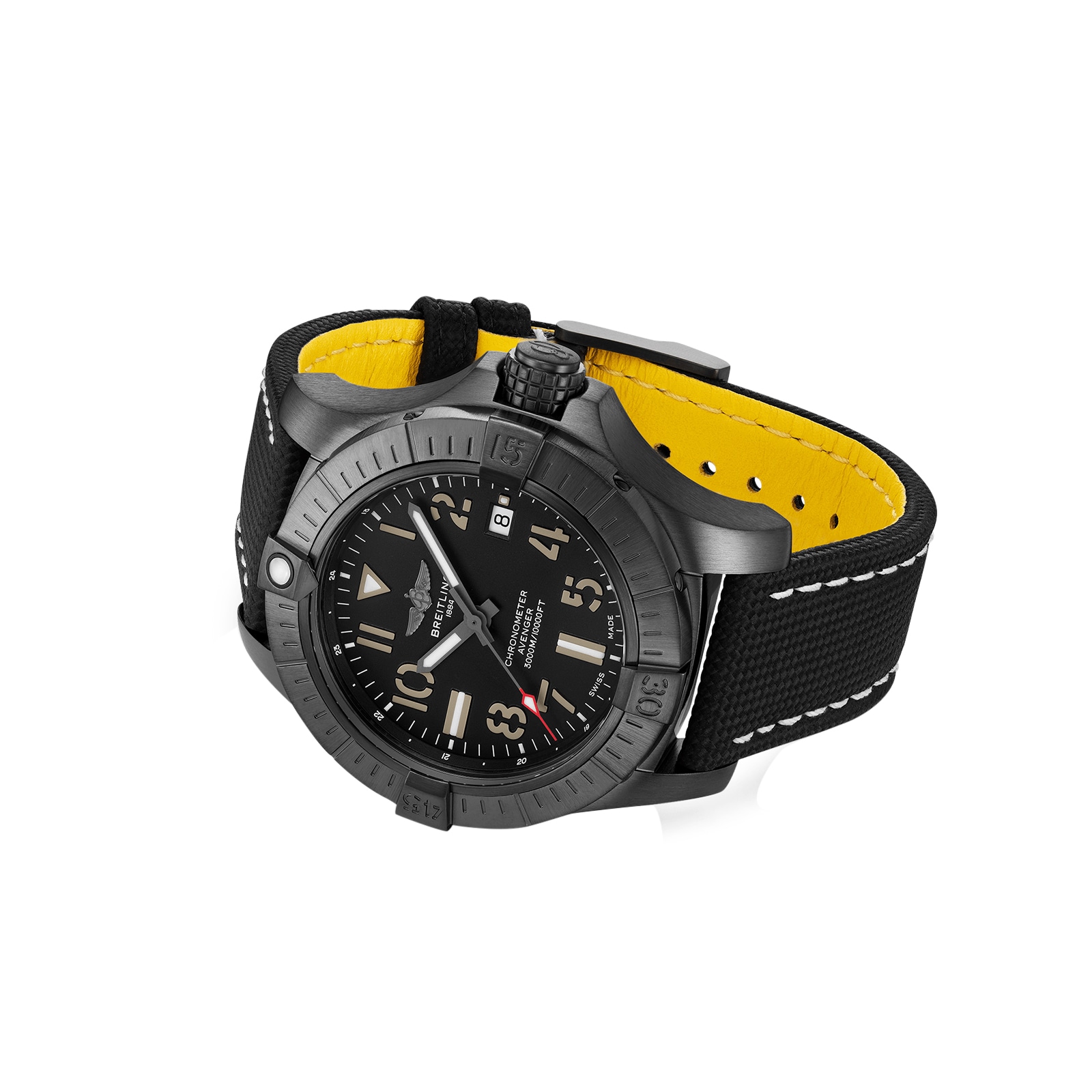 Replica Breitling Avenger Automatic 45 Seawolf Night Mission details V17319101B1X1