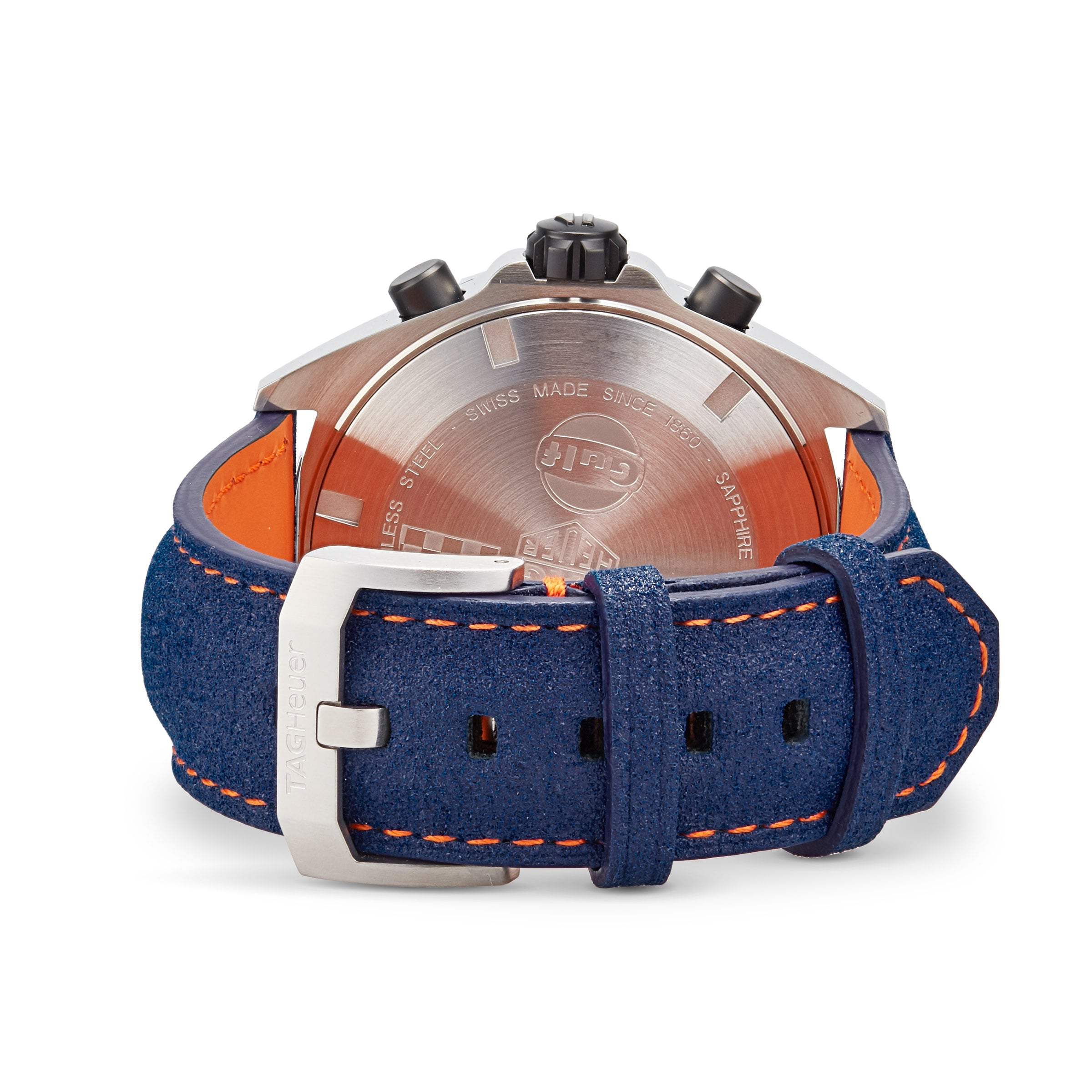 Replica TAG Heuer Formula 1 Gulf Quartz Chronograph Special Edition 43mm Mens details CAZ101N.FC8243