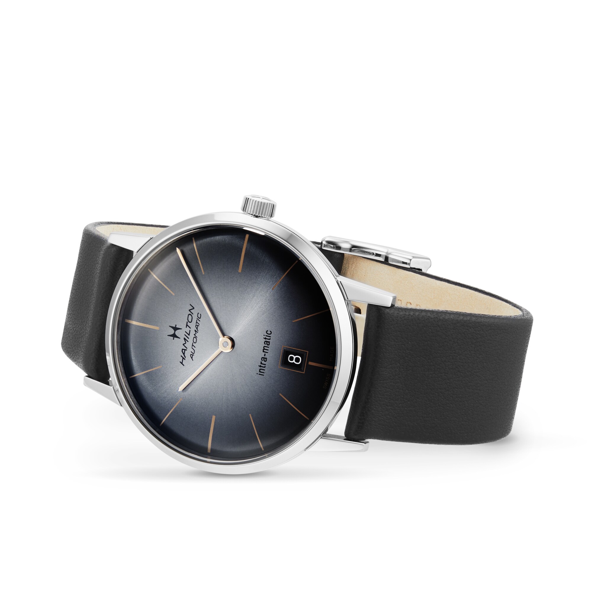 Replica Hamilton American Classic Intra-Matic Automatic details 38mm H38455781 2 Replica Hamilton American Classic Intra-Matic Automatic details 38mm H38455781