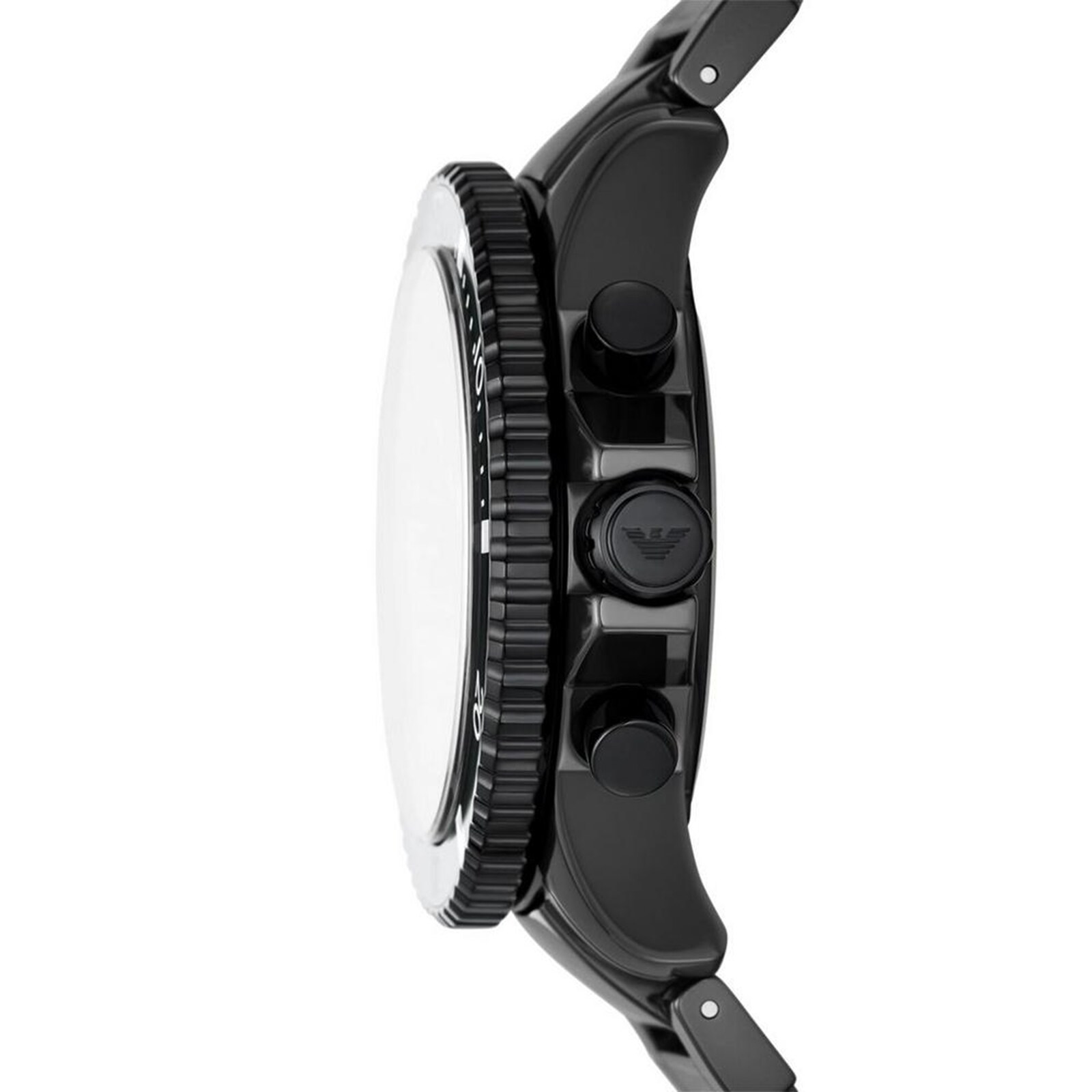 Replica Emporio Armani Diver Mens details 43mm Black AR70010
