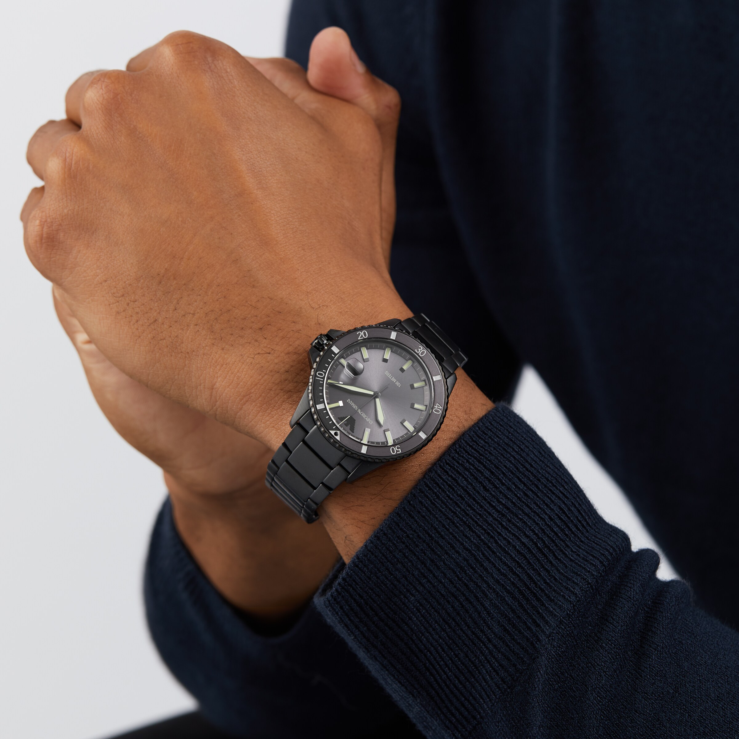 Replica Emporio Armani 42mm Mens details AR11398