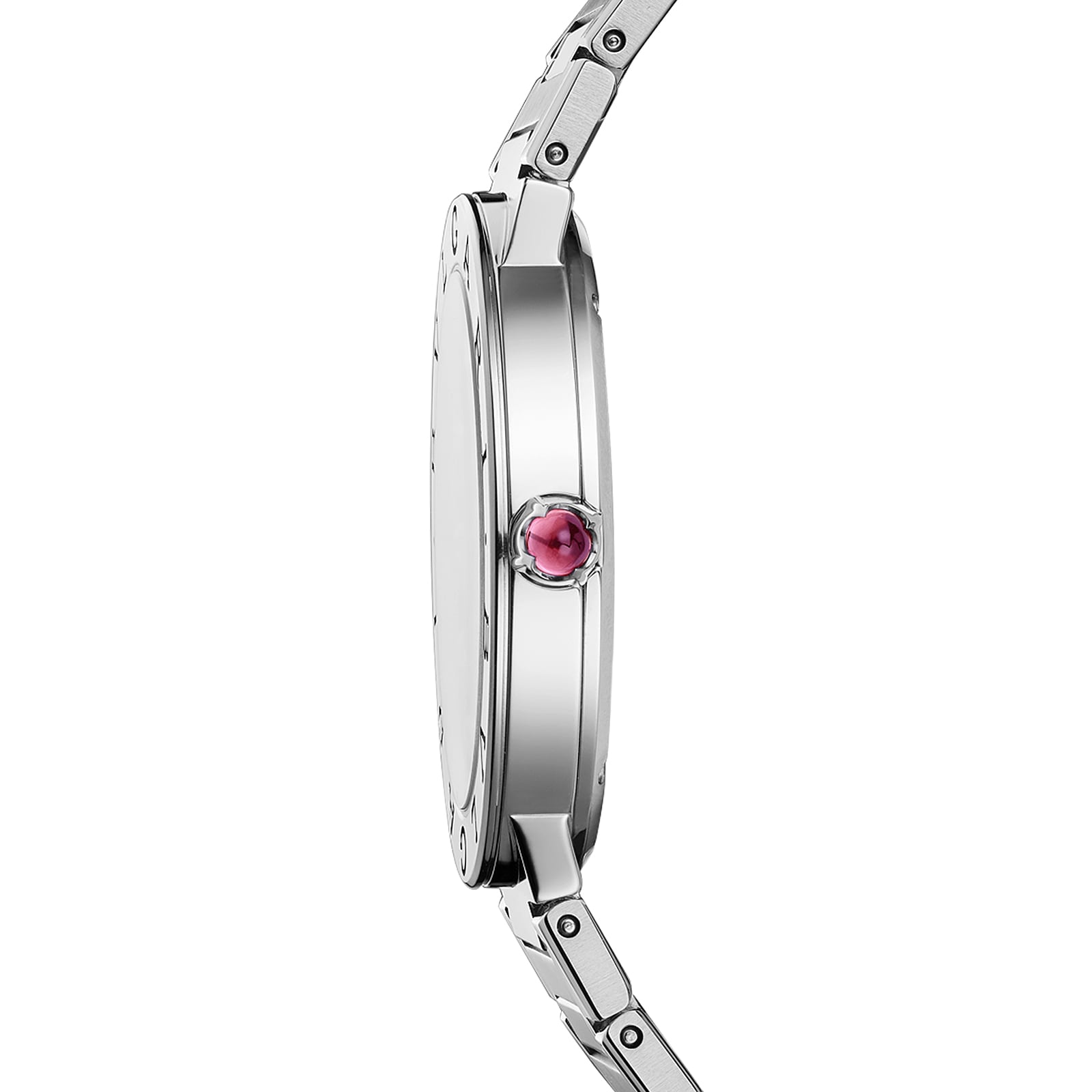 Replica Bvlgari Stainless Steel Bvlgari Bvlgari Limited Edition 33mm Pink Dial Ladies details 103711