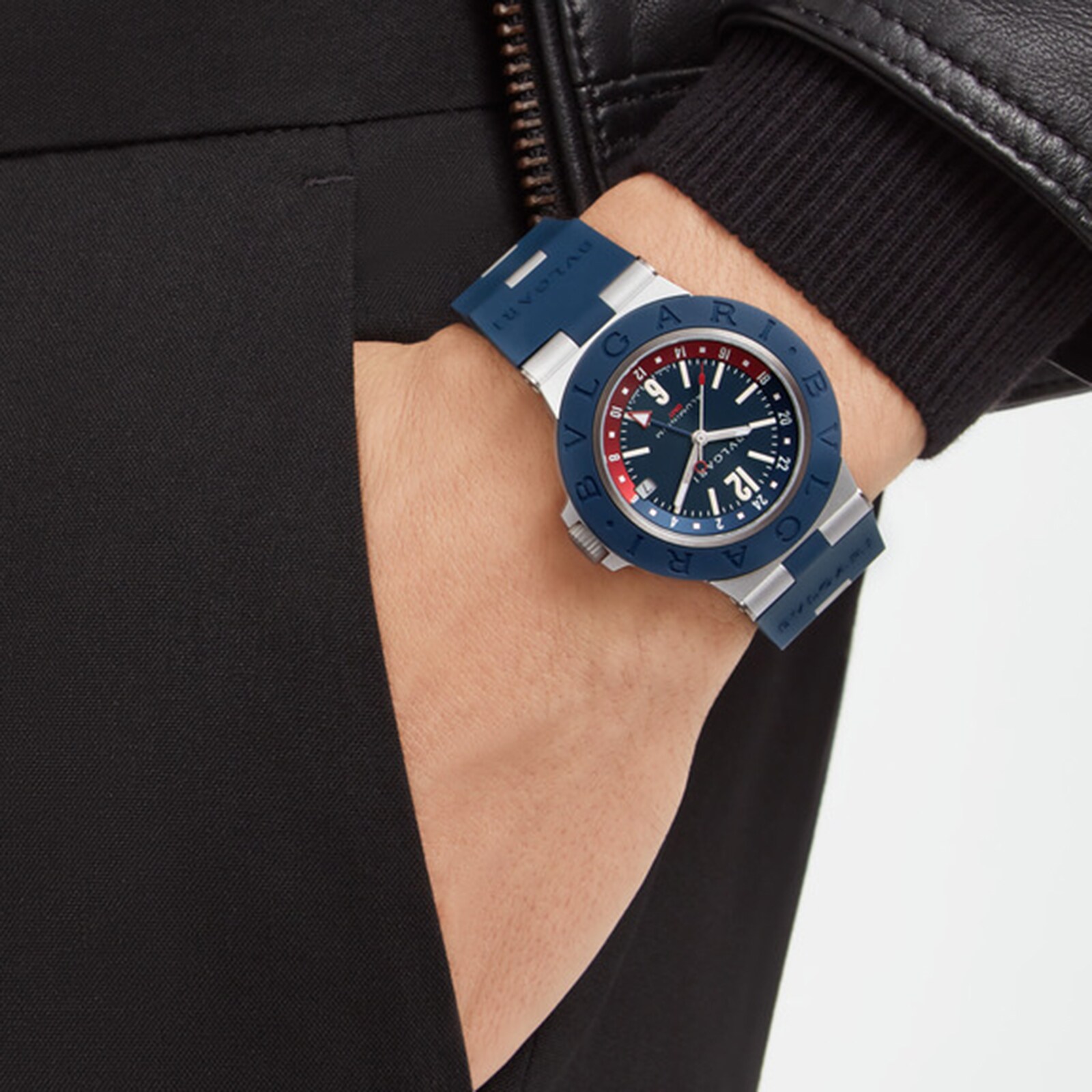 Replica Bvlgari Bvlgari Aluminium 40mm Mens details 103554 2 Replica Bvlgari Bvlgari Aluminium 40mm Mens details 103554