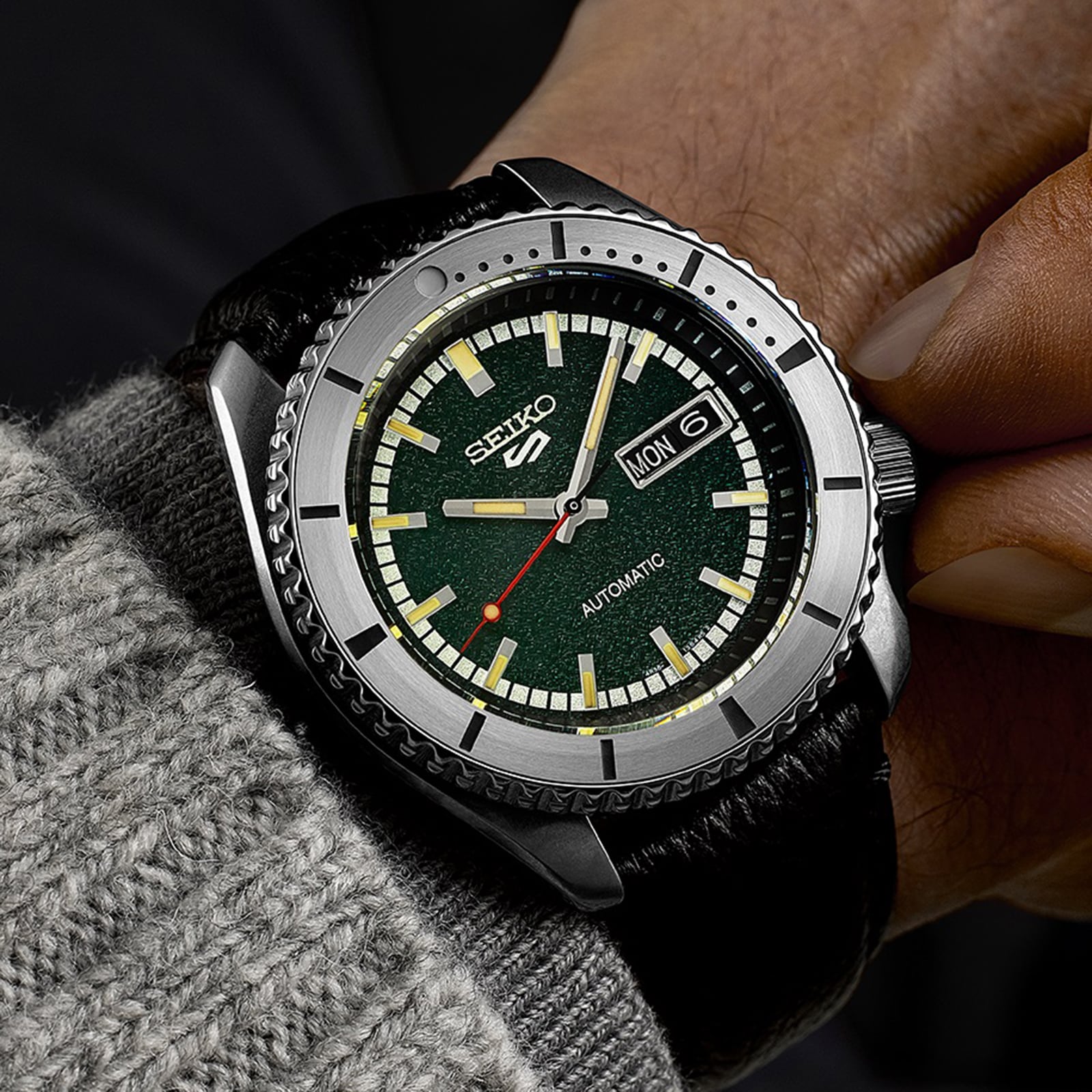Replica Seiko 5 Sports Masked Rider 42.5mm Mens details - Limited Edition SRPJ91K1 2 Replica Seiko 5 Sports Masked Rider 42.5mm Mens details - Limited Edition SRPJ91K1