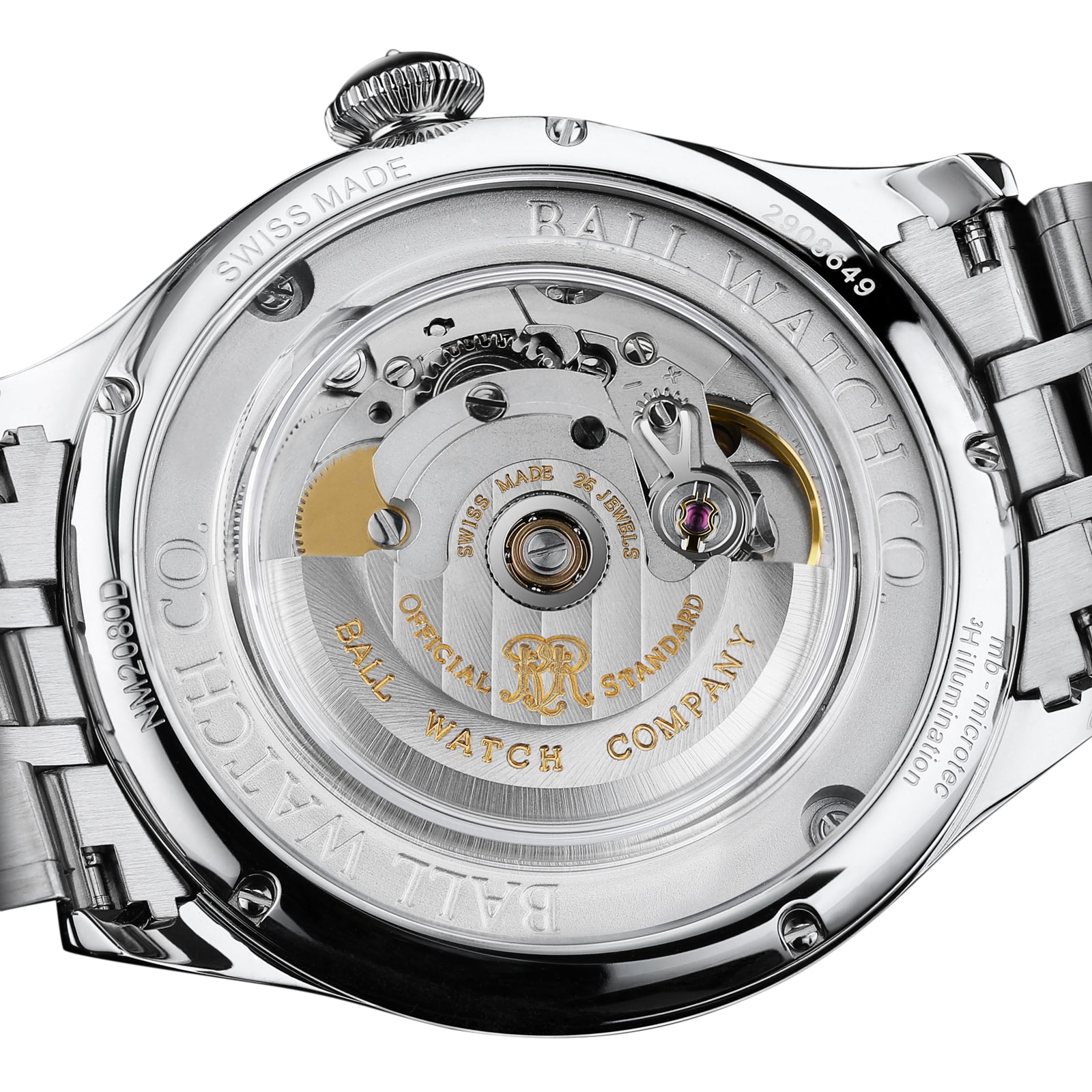 Replica BALL Trainmaster Eternity Automatic 39.5mm Mens details Ice Blue NM2080D-S2J-IBE
