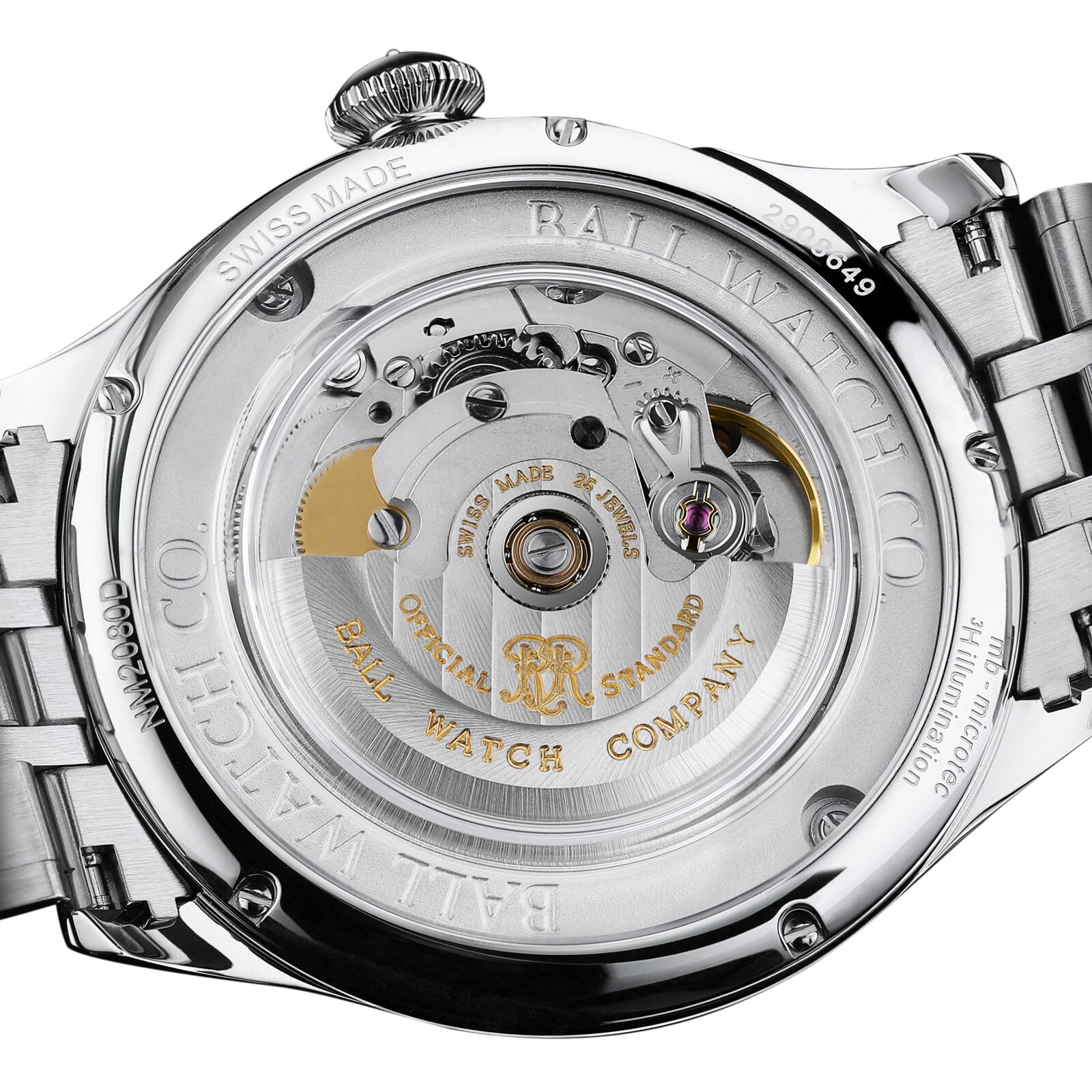 Replica BALL Trainmaster Eternity Automatic 39.5mm Mens details Blue NM2080D-S1J-BE