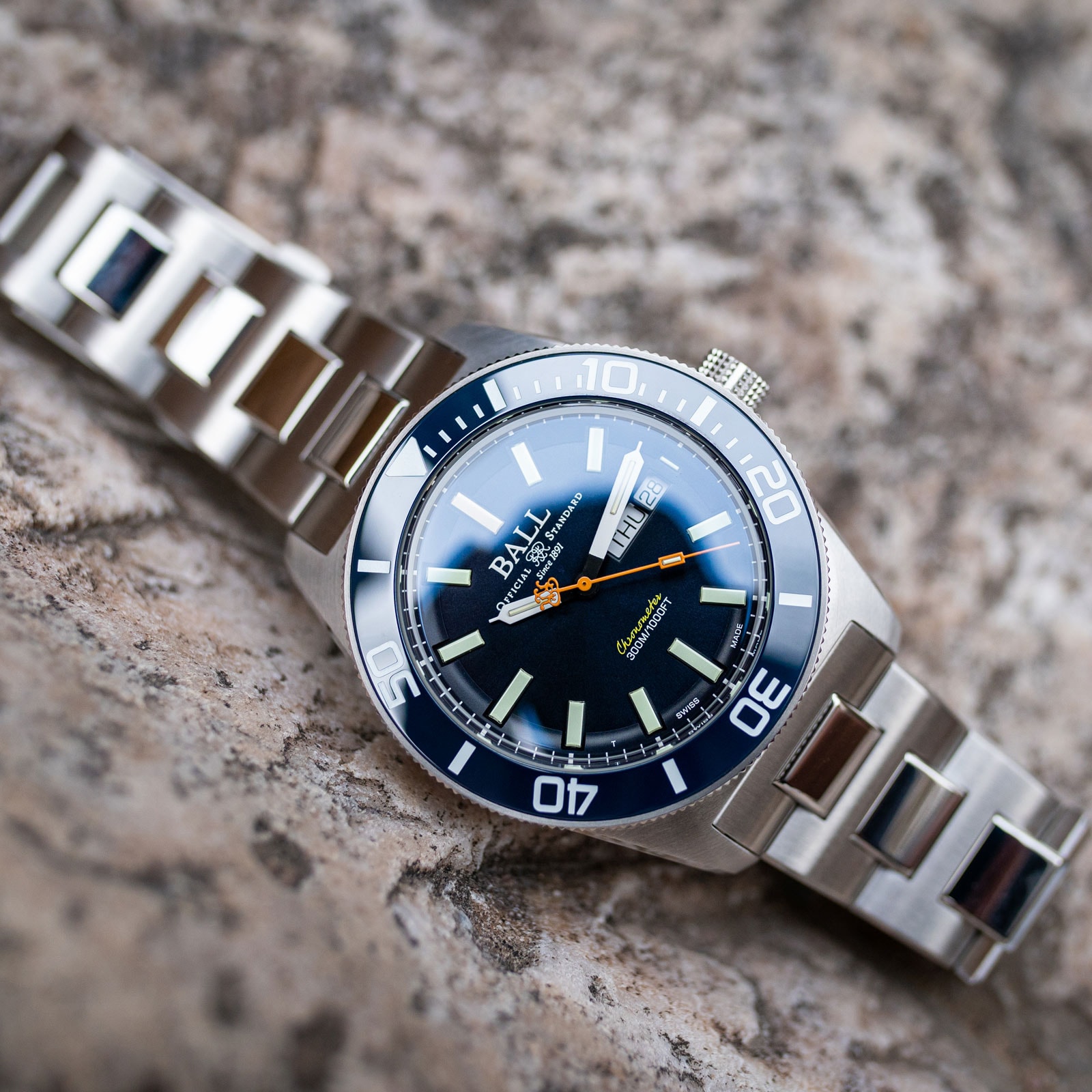 Replica BALL Engineer Master II Skindiver Heritage 42mm Mens details Blue DM3308A-S1C-BE 2 Replica BALL Engineer Master II Skindiver Heritage 42mm Mens details Blue DM3308A-S1C-BE