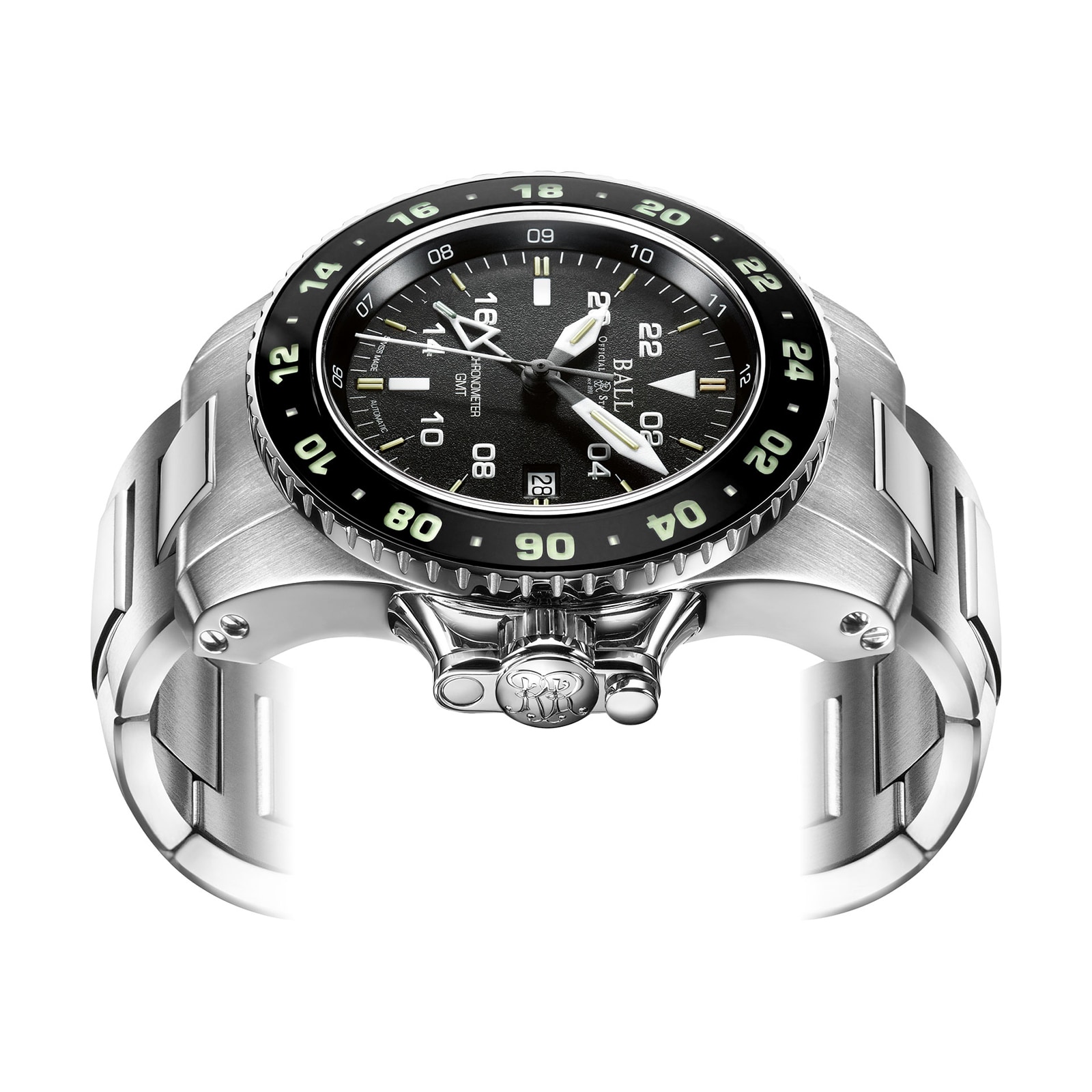 Replica BALL Engineer Hydrocarbon GMT II 42mm Mens details Black DG2018C-SC-BK