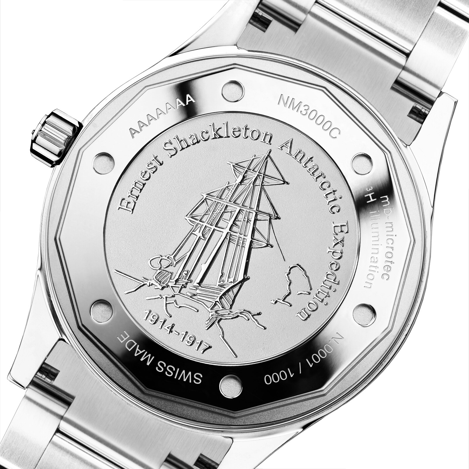 Replica BALL Engineer Master II Endurance 1917 40mm Mens details Blue NM3000C-S2C-IBE