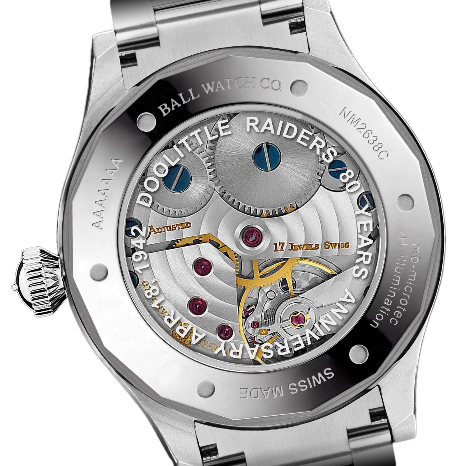 Replica BALL Engineer Master II Doolittle Raiders 46mm Mens details Green NM2638C-L1-GR