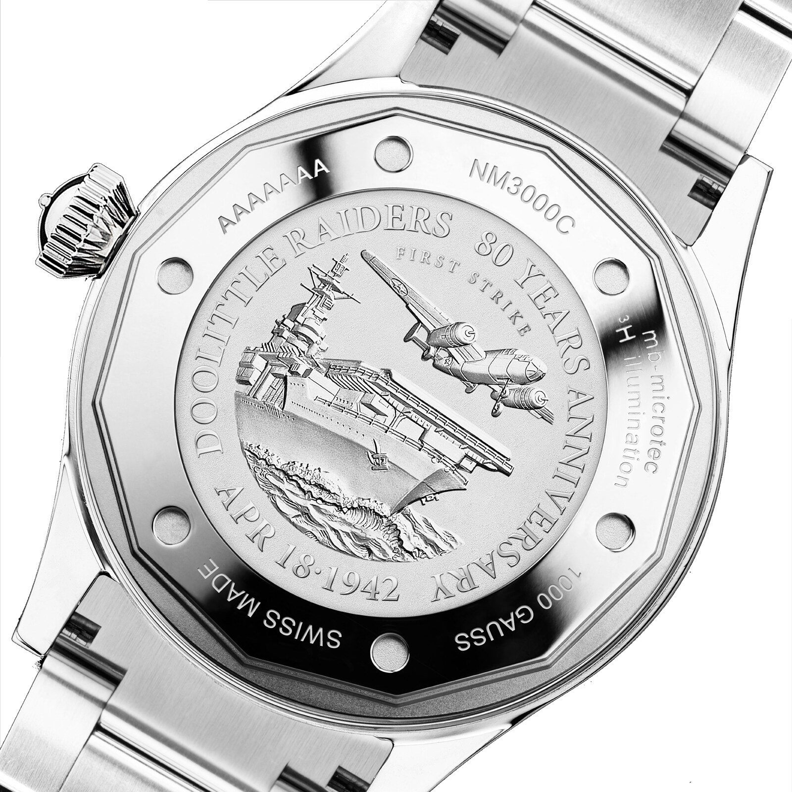 Replica BALL Engineer Master II Doolittle Raiders 40mm Mens Blue NM3000C-S1-BER