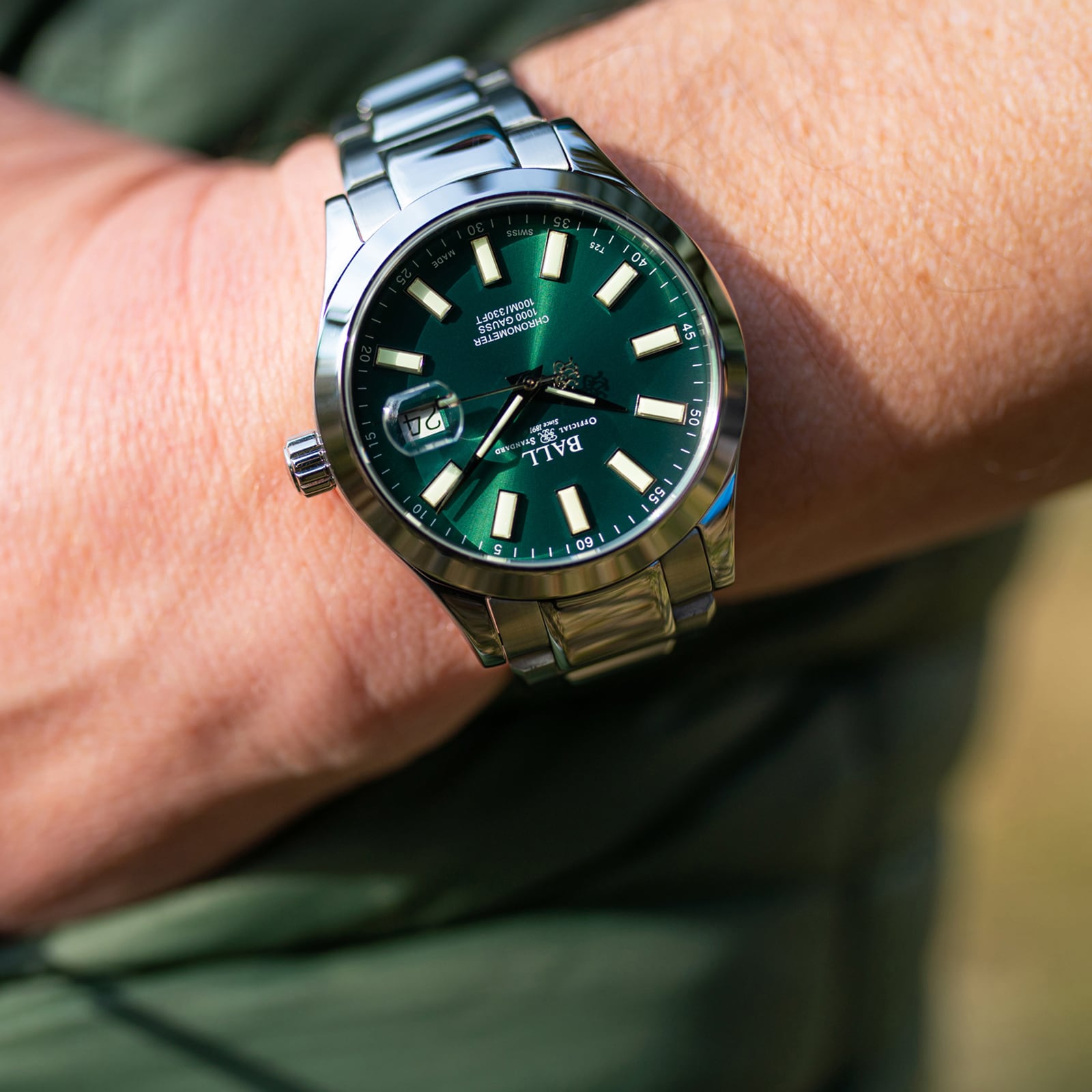 Replica BALL Engineer III Marvelight Chronometer 40mm Mens details Green NM9026C-S6CJ-GR