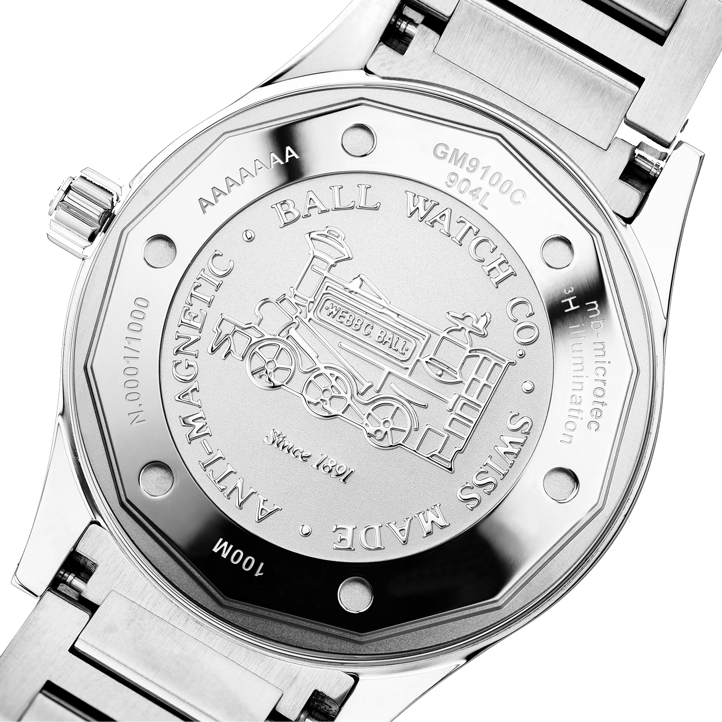 Replica BALL Engineer III Endurance 1917 GMT 41mm Mens details Grey GM9100C-S2C-GY 2 Replica BALL Engineer III Endurance 1917 GMT 41mm Mens details Grey GM9100C-S2C-GY