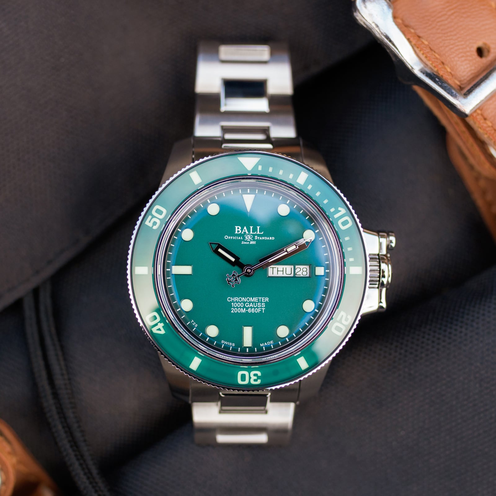 Replica BALL Engineer Hydrocarbon Original 43mm Mens details DM2218B-S2CJ-GR