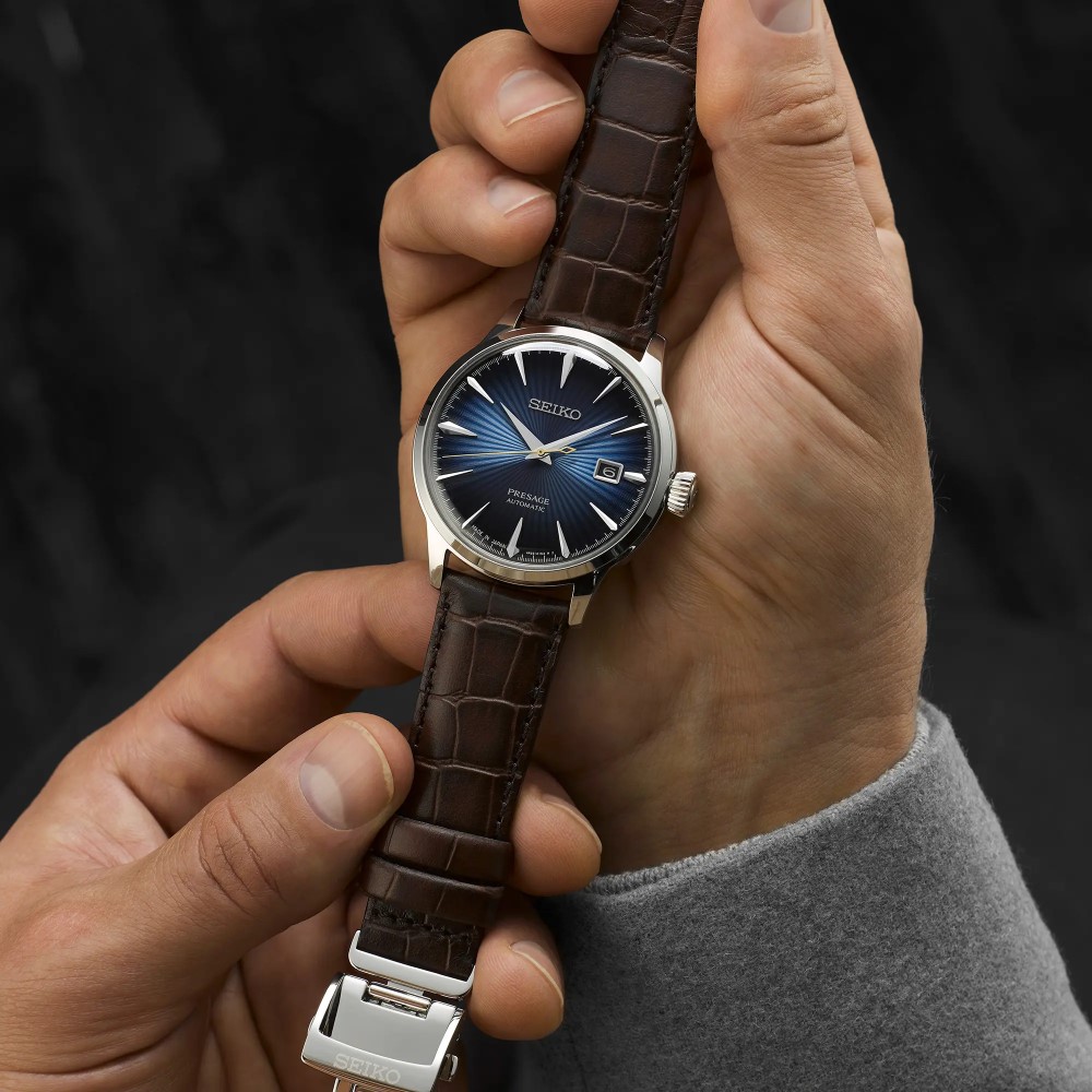 Replica Seiko Presage Cocktail Time 'Midnight Blue Moon' 39.52mm SRPK15J1