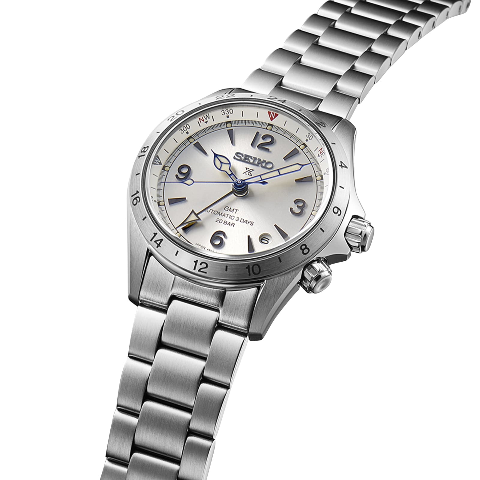 Replica Seiko Prospex Alpinist 39.5mm Mens details Silver SPB409J1