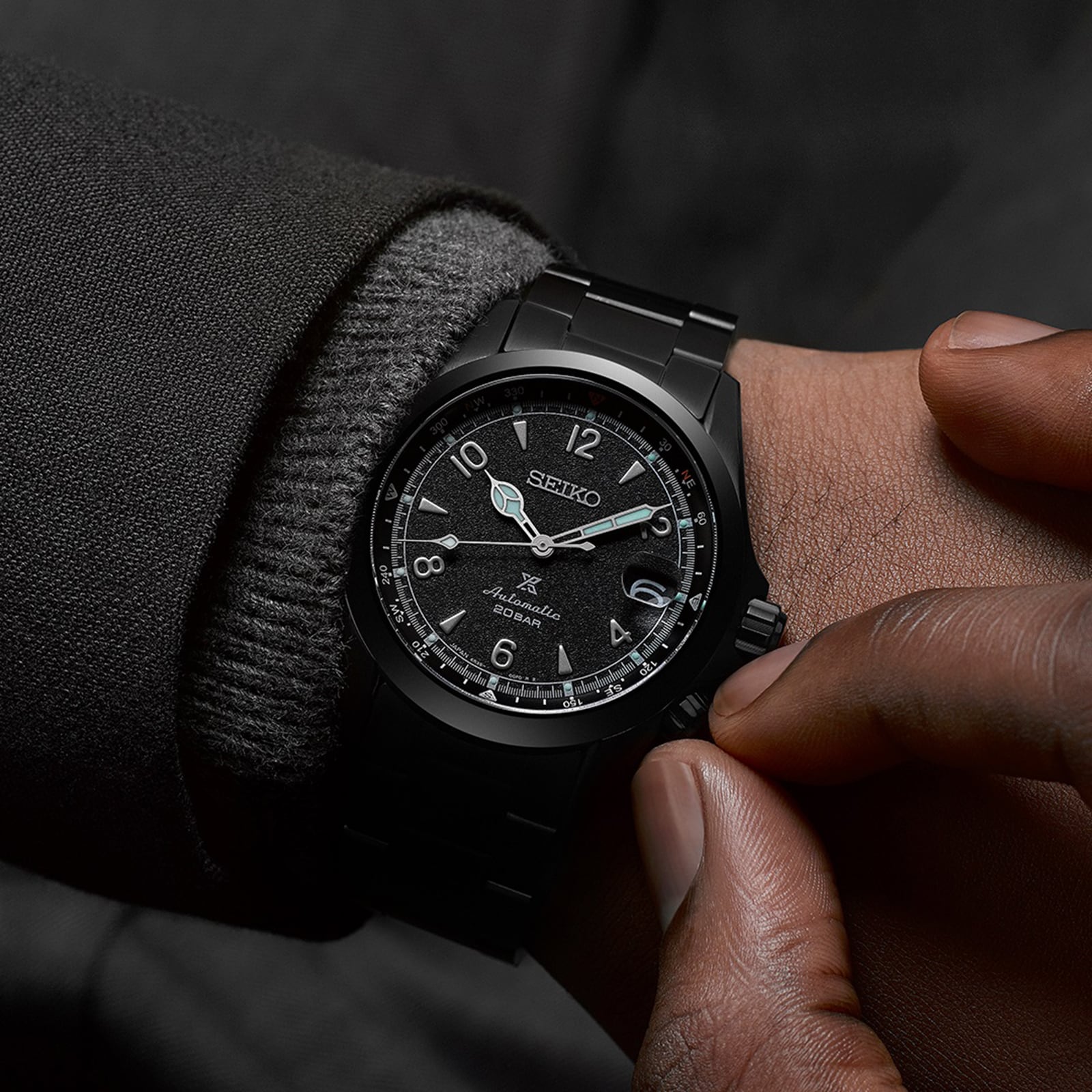 Replica Seiko Prospex 'Black Series Night' Alpinist SPB337J1